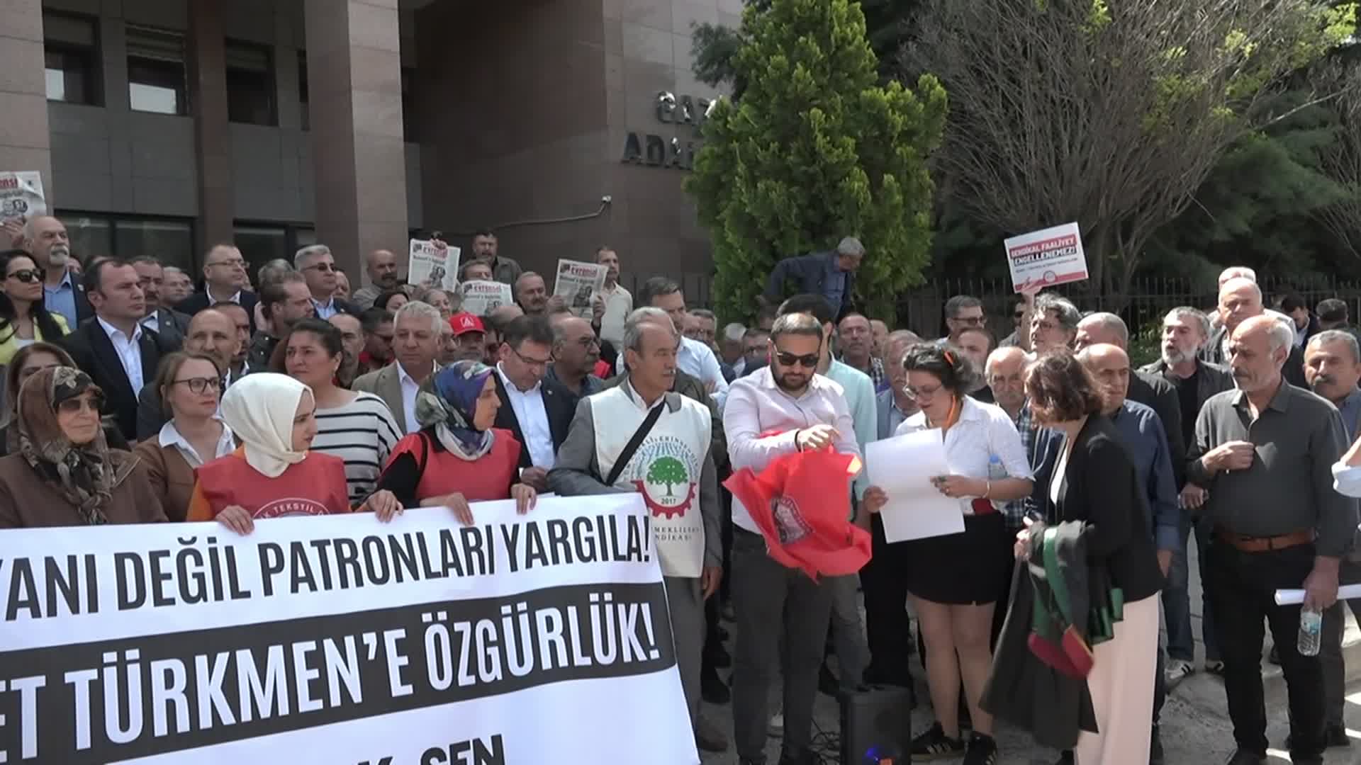 Mehmet Türkmen'in duruşması başlıyor... Mehmet Türkmen'in annesi Ayşe Türkmen: "Oğlumu bırakmazlarsa Ankara'ya giderim"