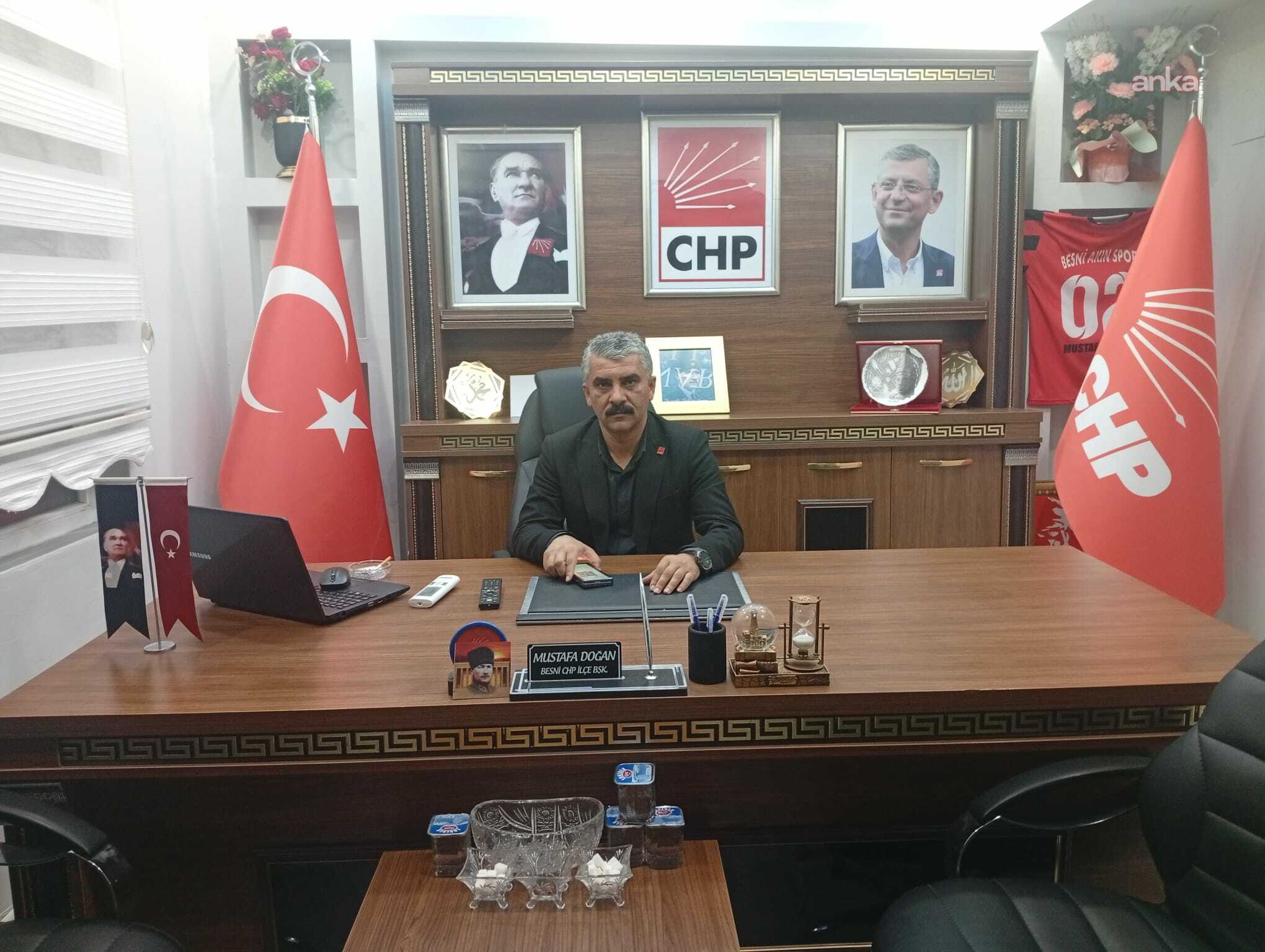 CHP Besni İlçe Başkanı Doğan: Genel Başkanımız Özgür Özel’in yanındayız