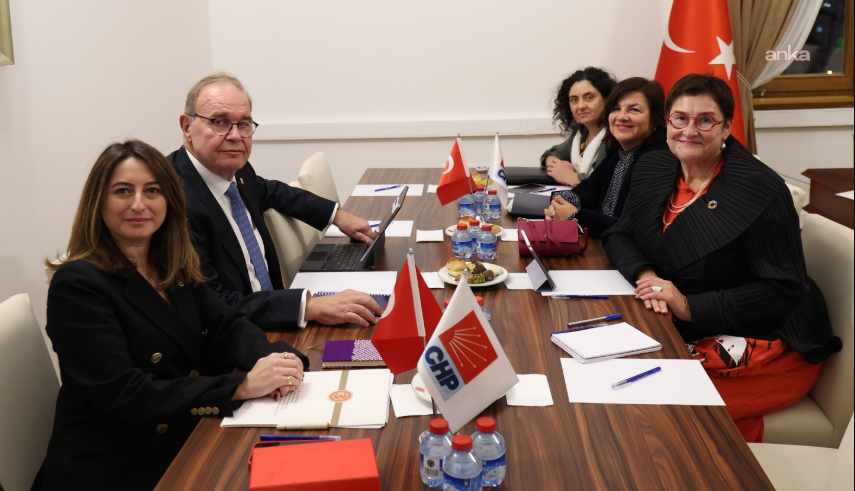 CHP Grup Başkanı Faik Öztrak, AKPM Başkanı Petra Bayr ile görüştü