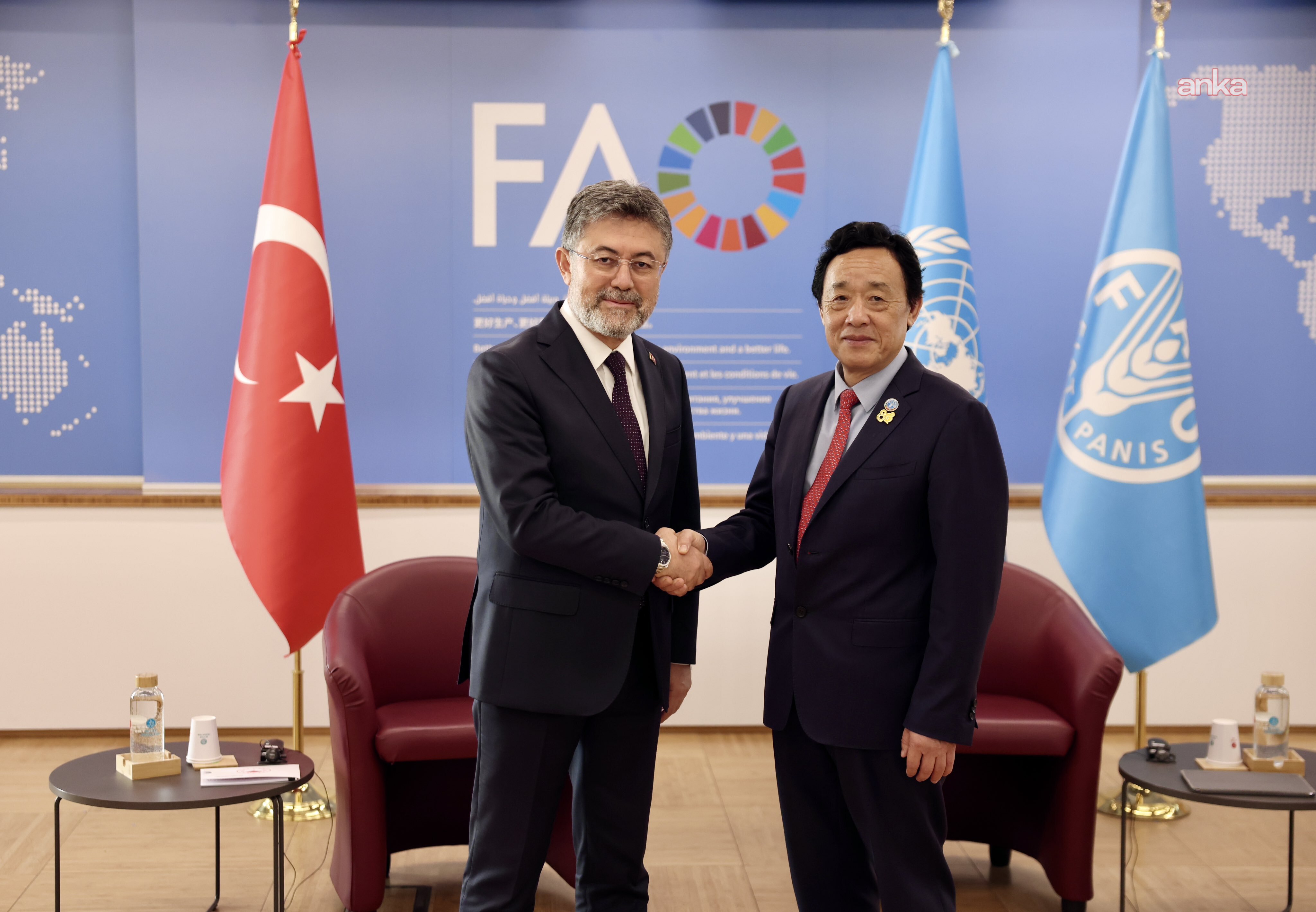 İbrahim Yumaklı, FAO Genel Direktörü ile görüştü