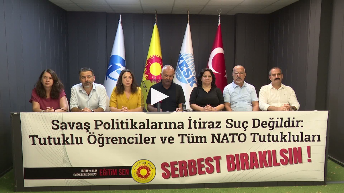 "NATO zirvesi öncesi gözaltına alınan öğrenciler serbest bırakılsın"