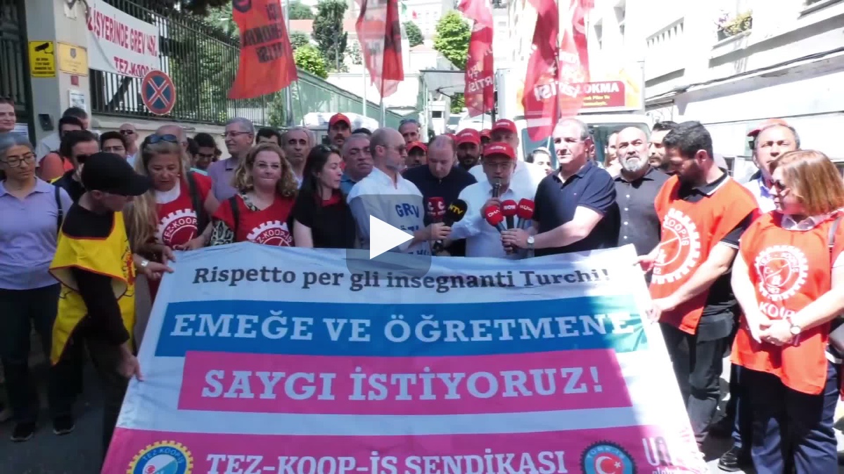 Özel İtalyan Lisesi grevi sona erdi