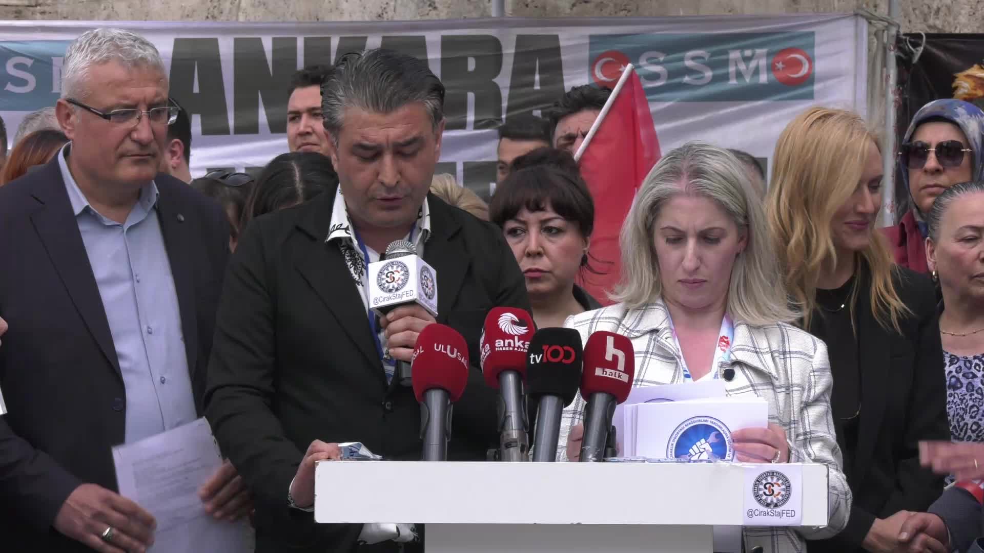 Staj ve çıraklık sigortası mağdurlarından "Büyük Ankara Buluşması": "Sadece hakkımızı istiyoruz"