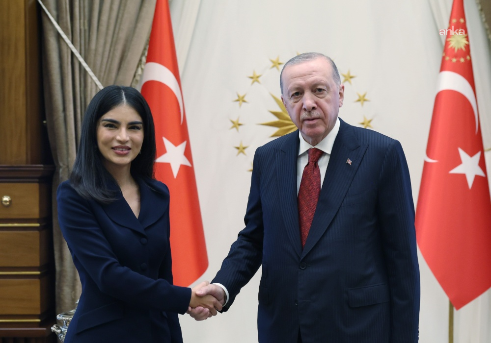Cumhurbaşkanı Erdoğan, Özbekistan Cumhurbaşkanlığı İdaresi Başkanı Mirziyoyeva'yı kabul etti
