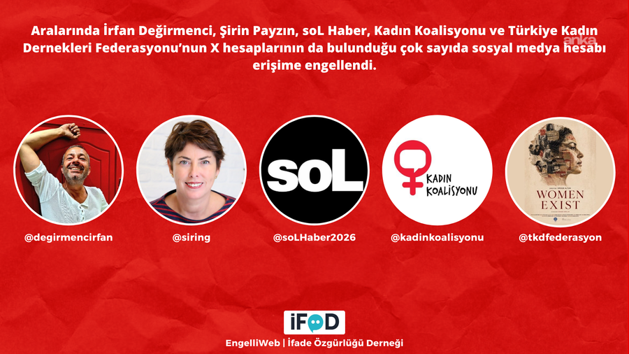 Aralarında gazetecilerin ve kadın derneklerinin de olduğu sosyal medya hesaplarına erişim engeli getirildi