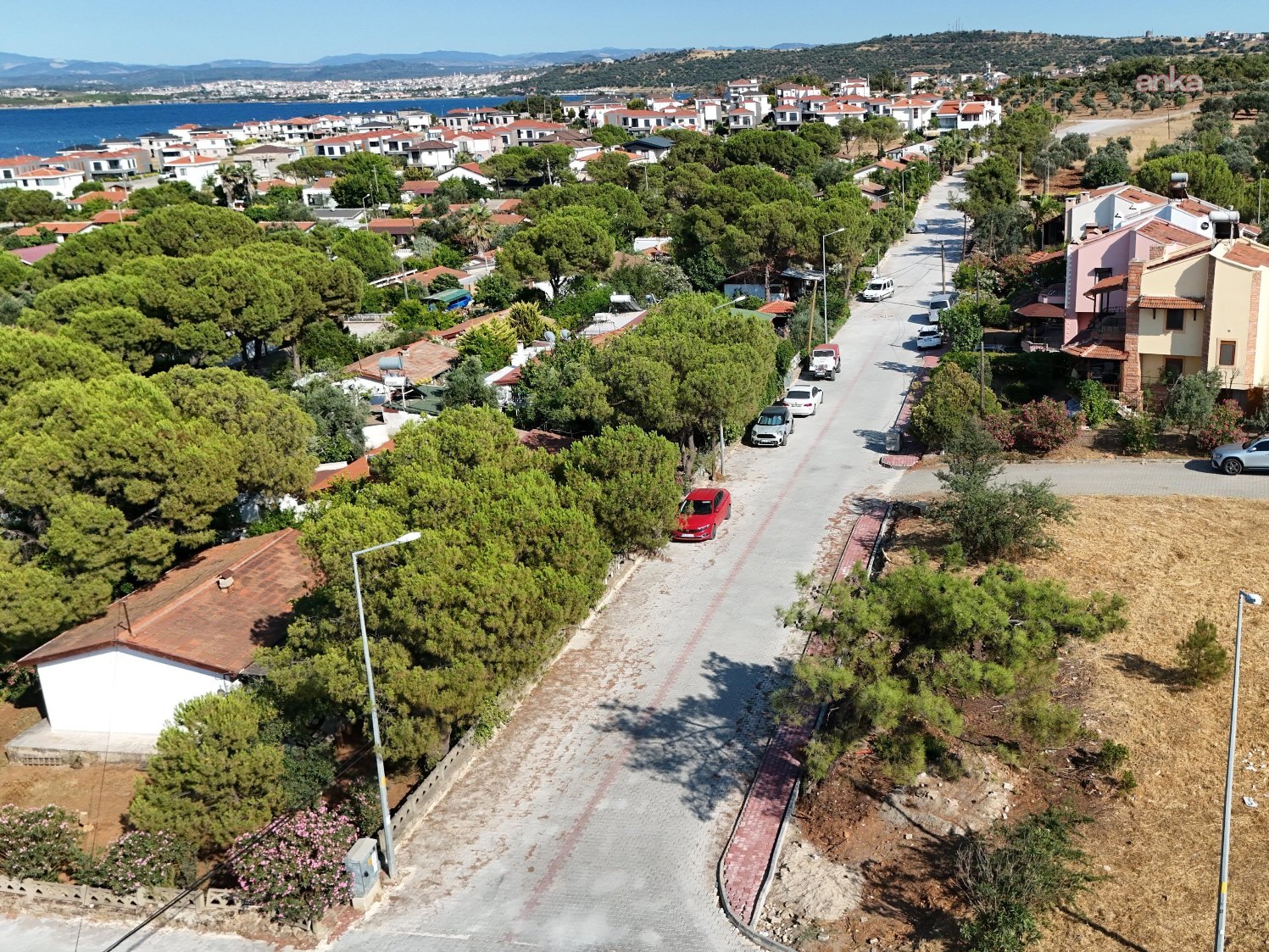 Ayvalık Belediyesi, Cunda Arka Deniz–Çataltepe yolunda çalışmaları tamamladı