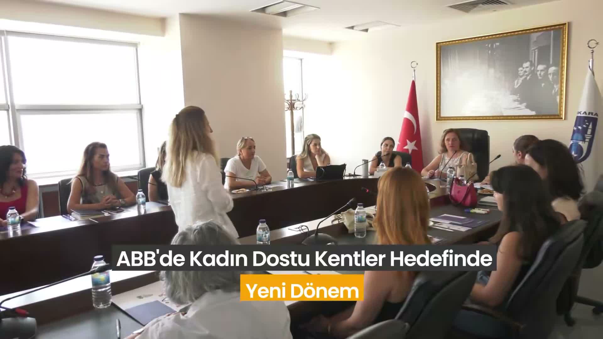 Ankara Büyükşehir Belediyesi’nden "Kadın Dostu Kentler" hedefinde yeni adım