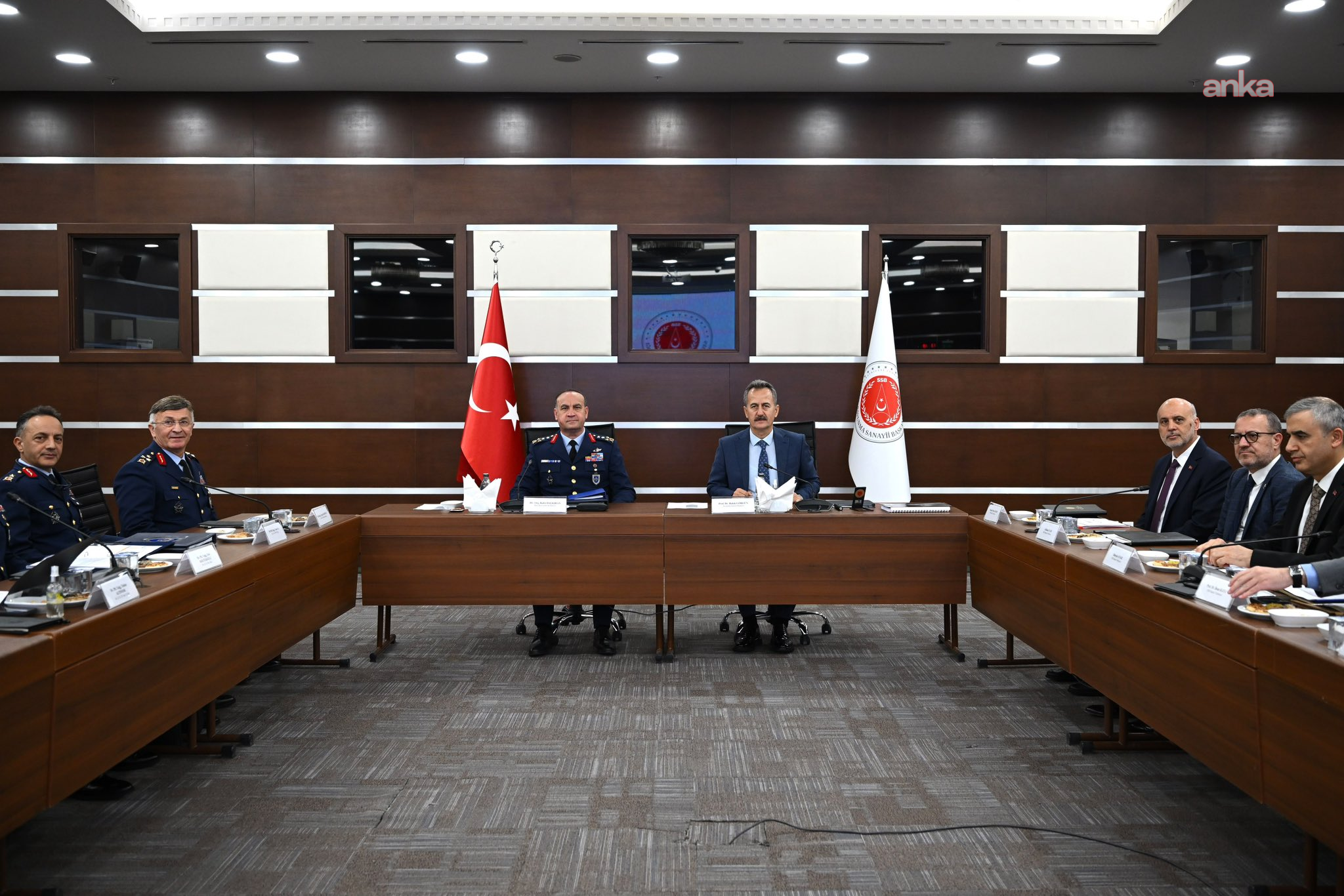 Savunma Sanayii Başkanı Görgün, Hava Kuvvetleri Komutanı Dalkıran'ı ağırladı