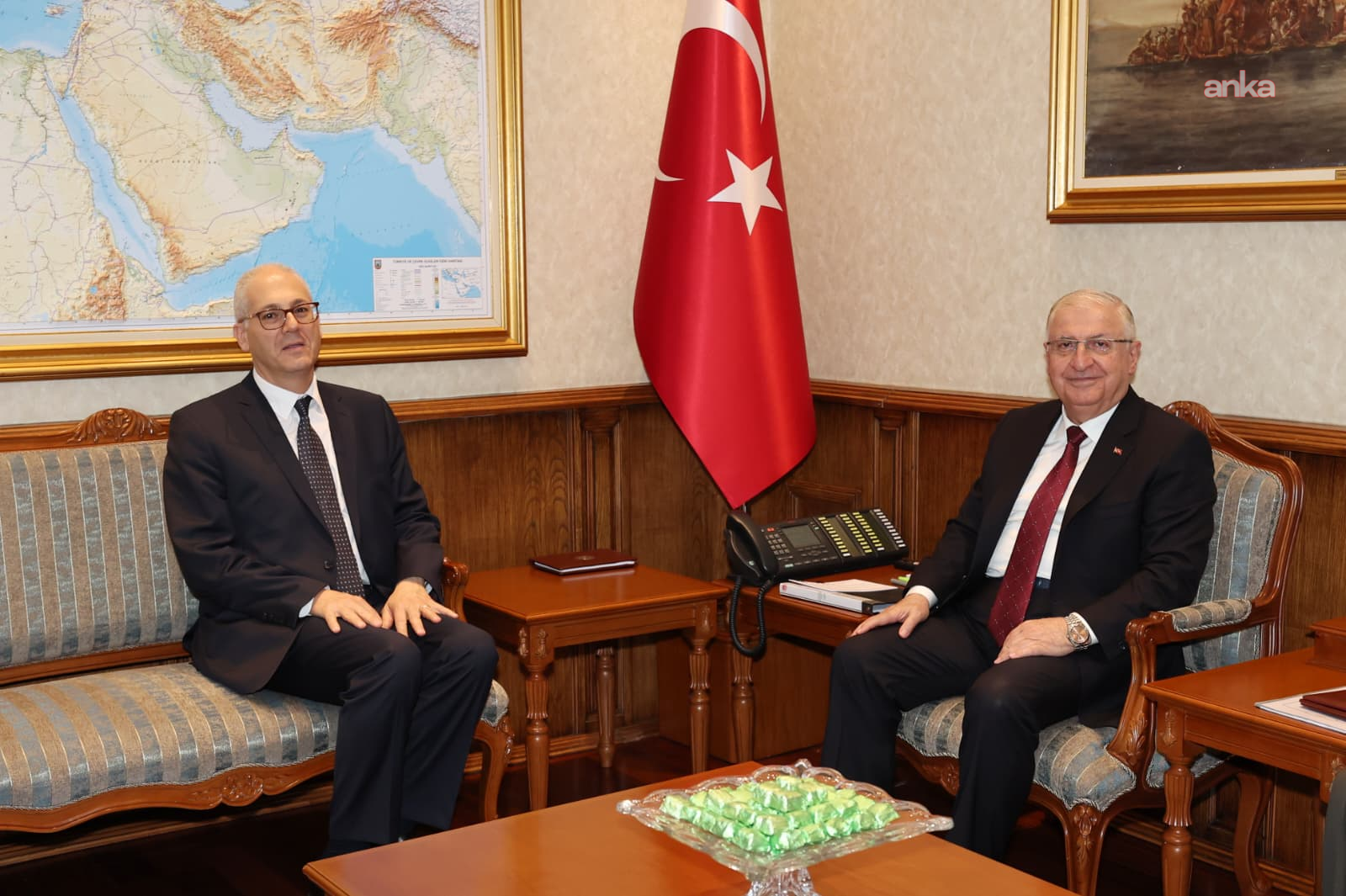 Bakan Güler, Mısır'ın Ankara Büyükelçisi El Şeyh'i kabul etti