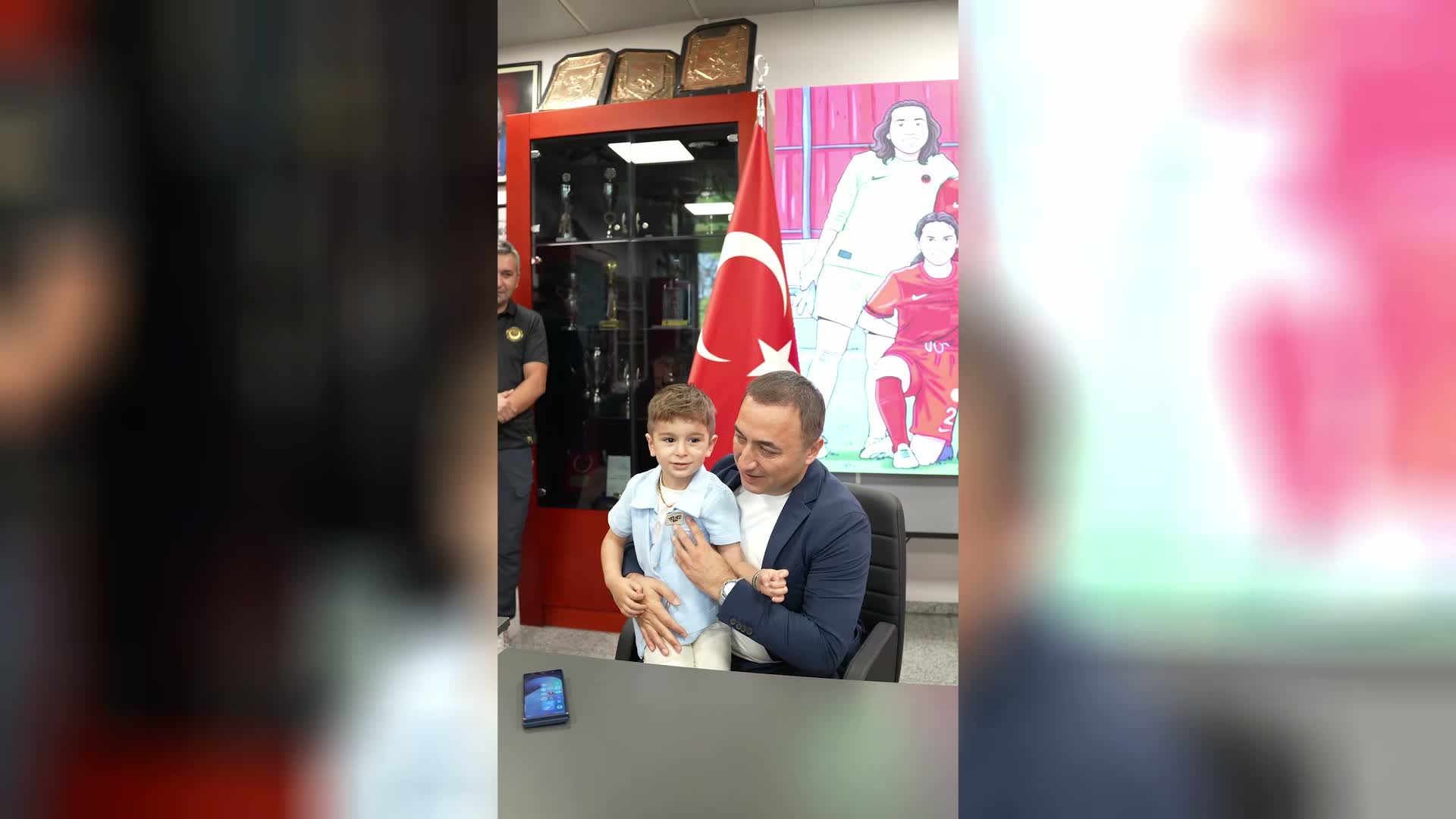 Minik Göktuğ'dan Gençlerbirliği'ne ziyaret