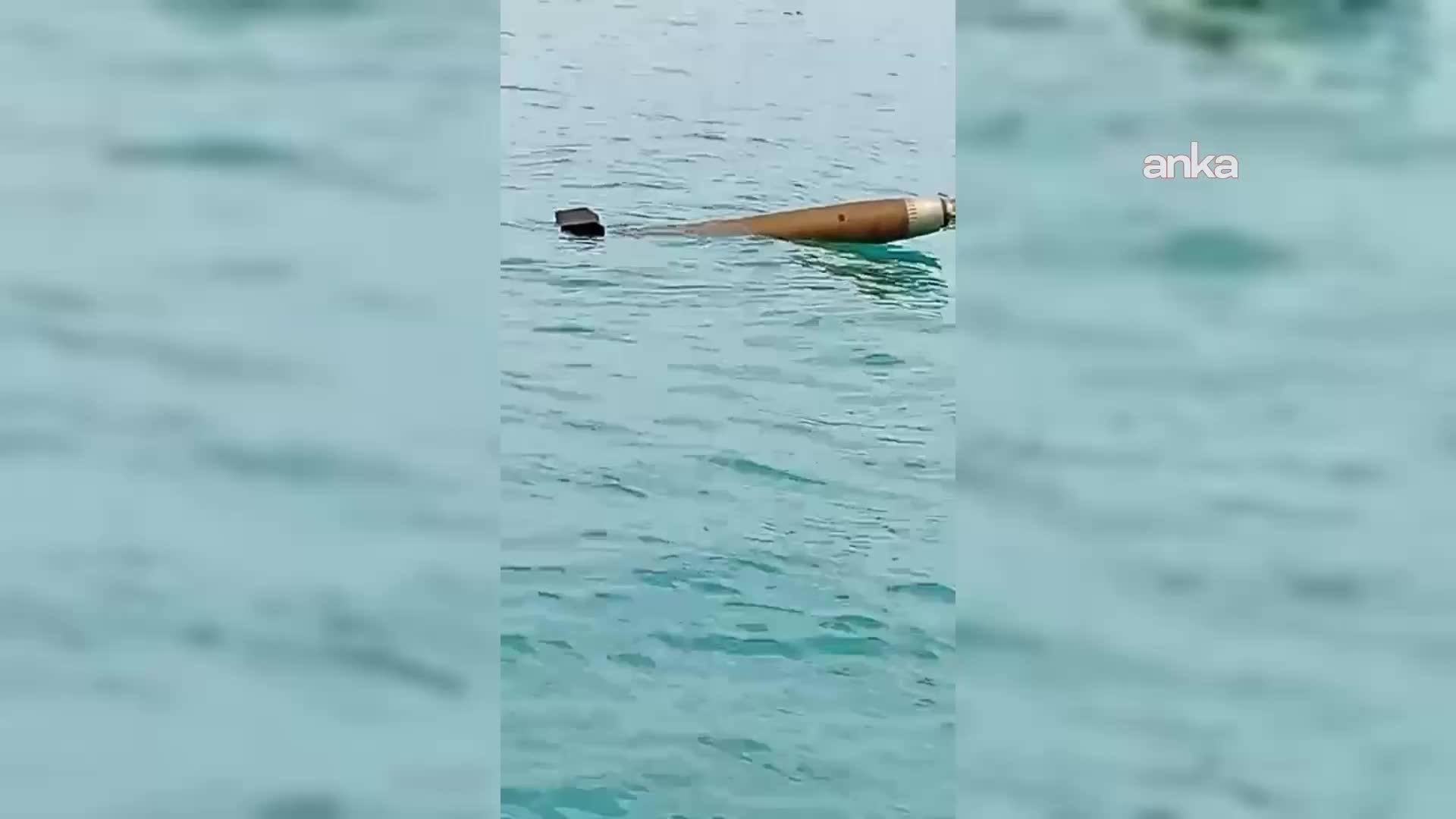 Sinop Ayancık açıklarında mühimmat olduğu değerlendirilen cisim bulundu
