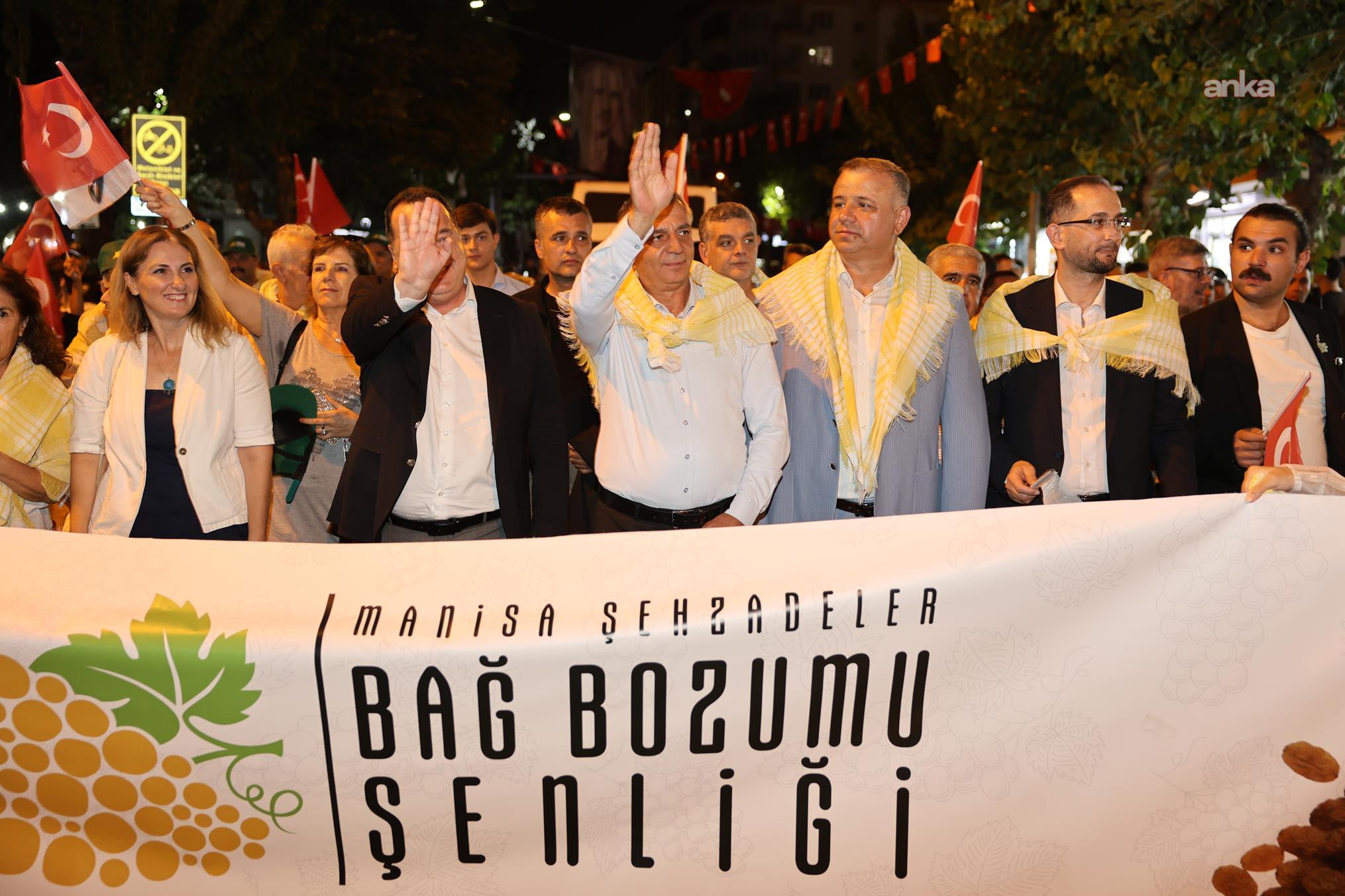Manisa Bağ Bozumu Şenliği, dört gün süren renkli etkinliklerin ardından sona erdi