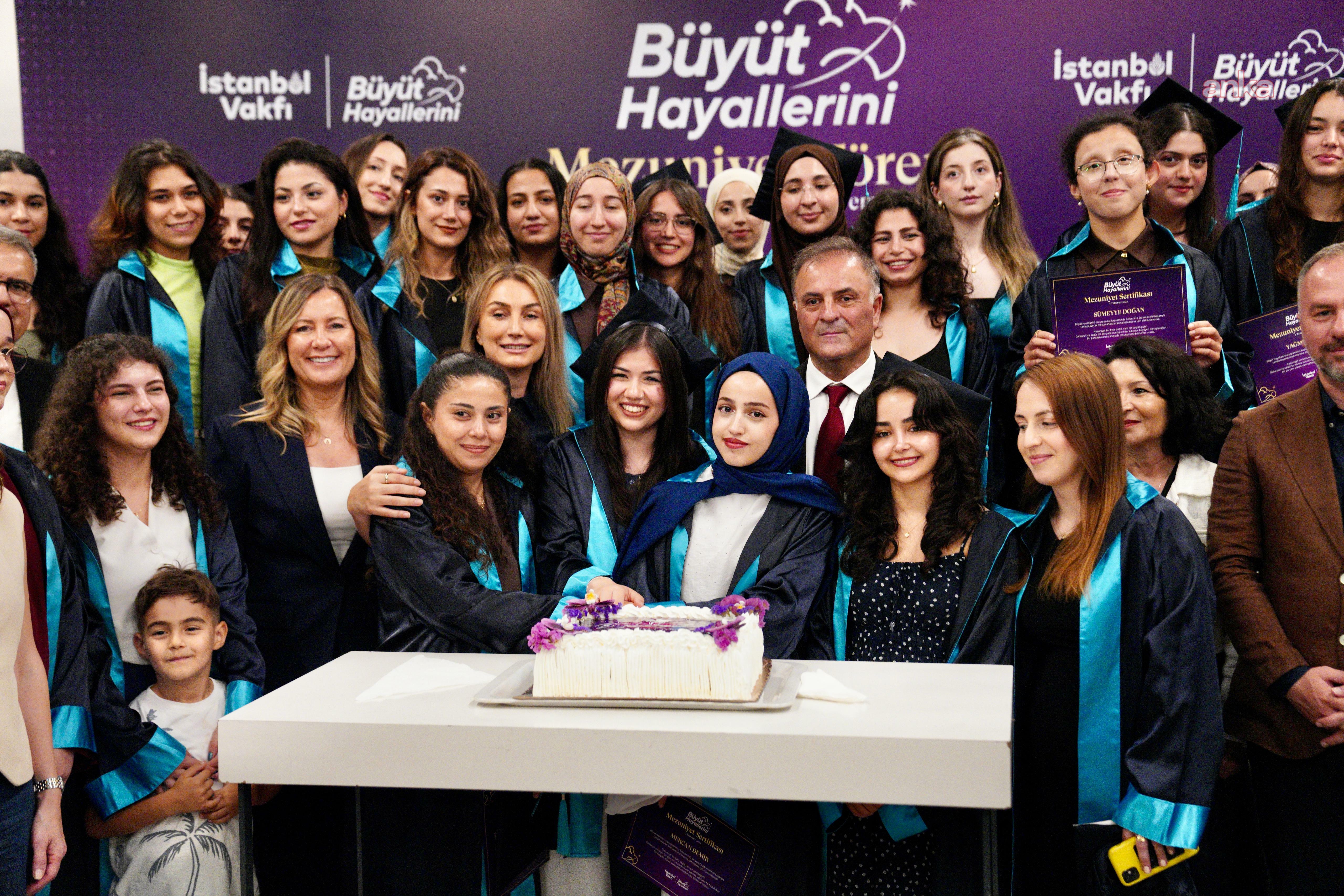 İstanbul Vakfı'nın Büyüt Hayallerini projesinden 267 genç daha mezun oldu... İmamoğlu: Hayaller tutsak edilemez