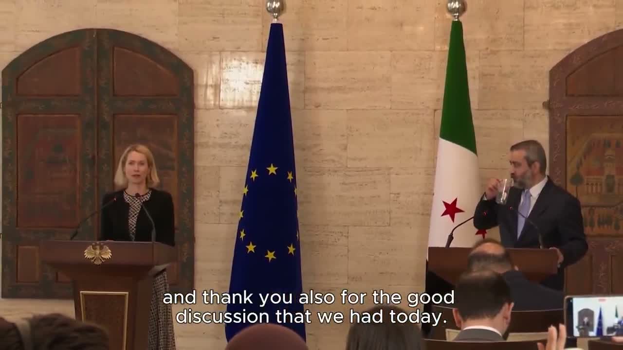 Kaja Kallas: Suriye'nin geçiş sürecinin başarısı Avrupa için büyük önem taşıyor