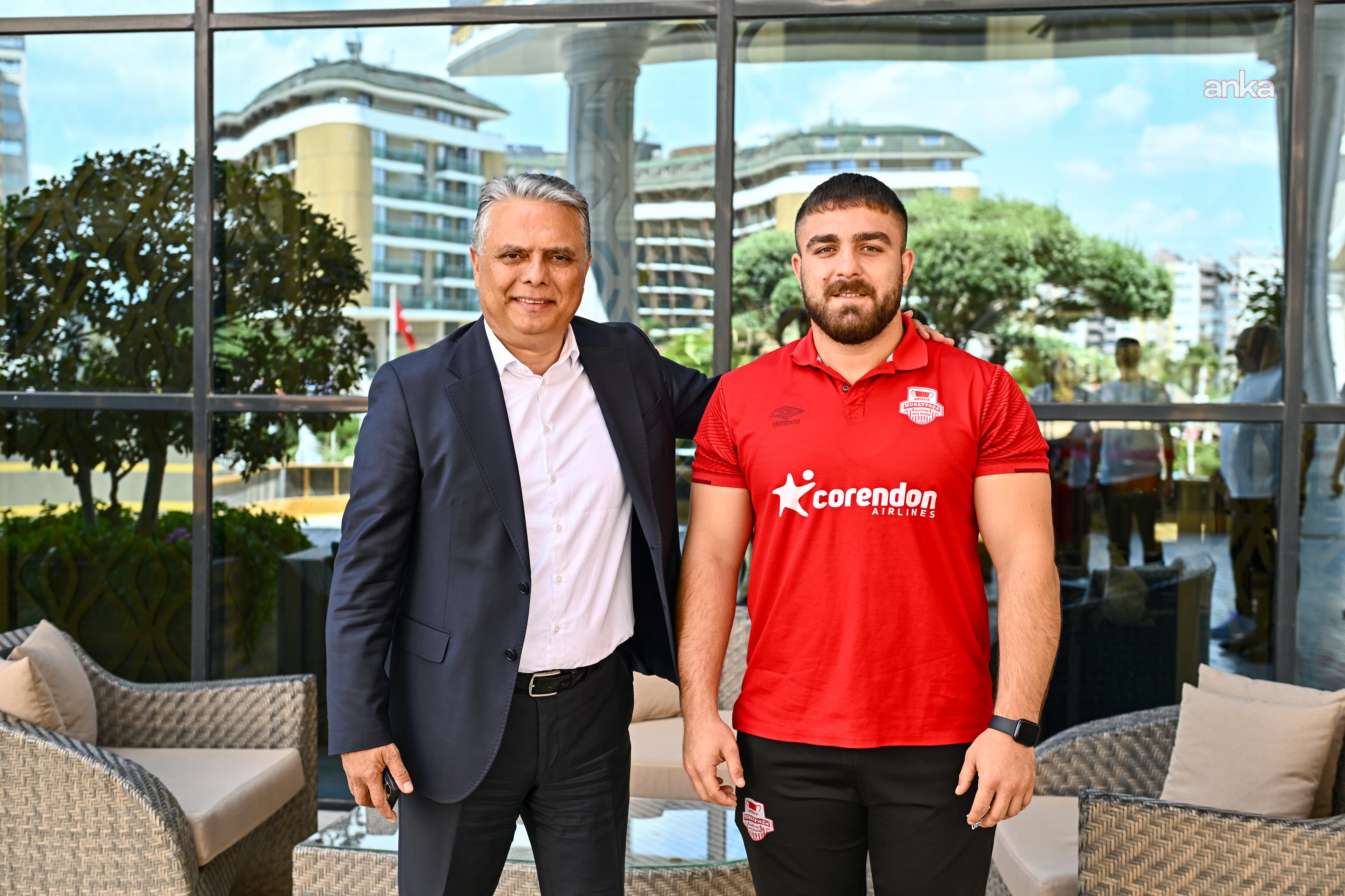 Muratpaşa Belediye Başkanı Uysal’dan genç sporcu Osman Kan ve ekibini ziyaret