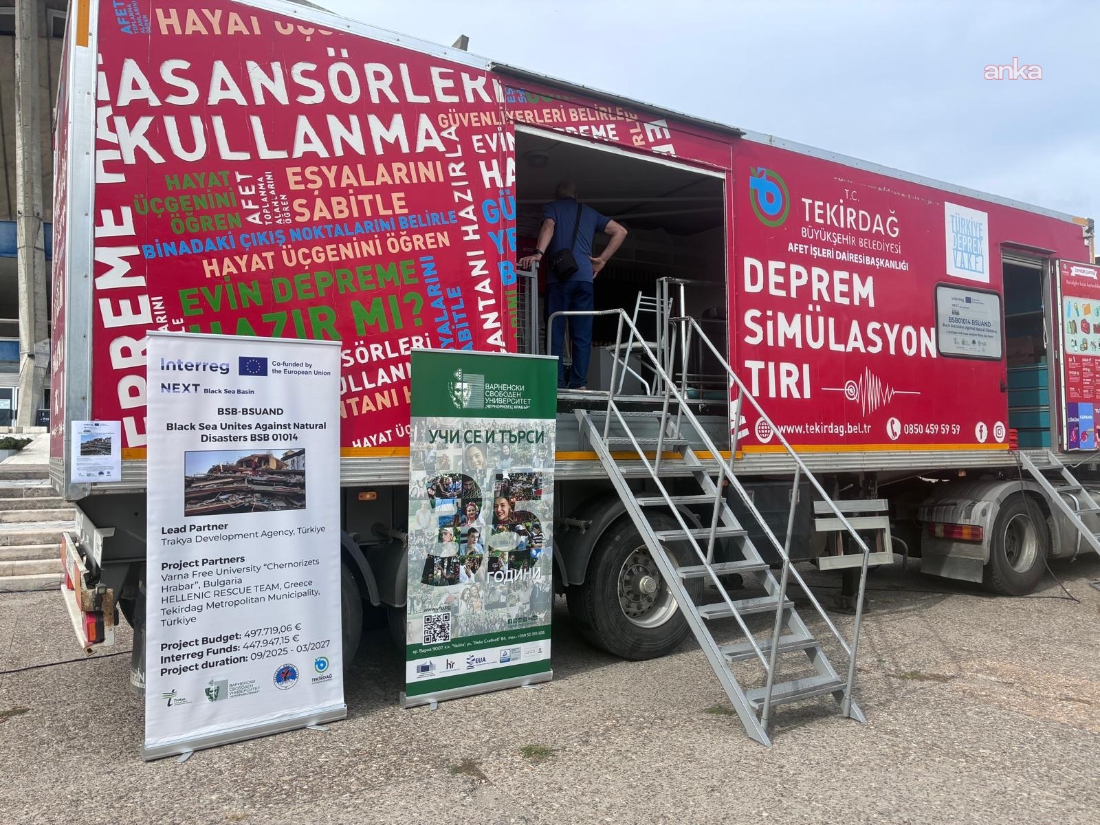 Tekirdağ’ın afet farkındalığı çalışmaları komşu ülkelere uzanıyor