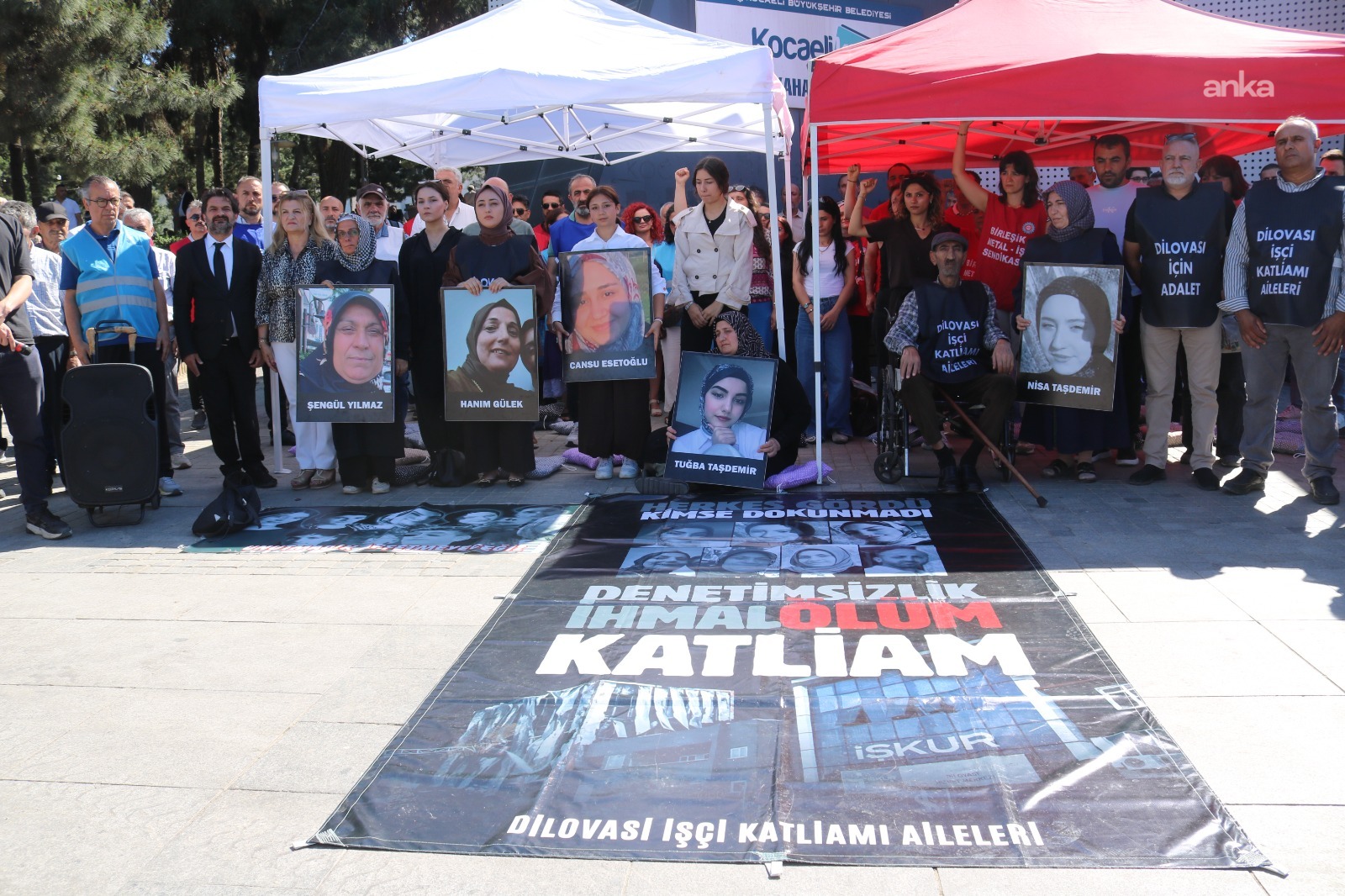 Dilovası’nda Adalet Nöbeti: Ailelerden kamu görevlileri yargılansın çağrısı