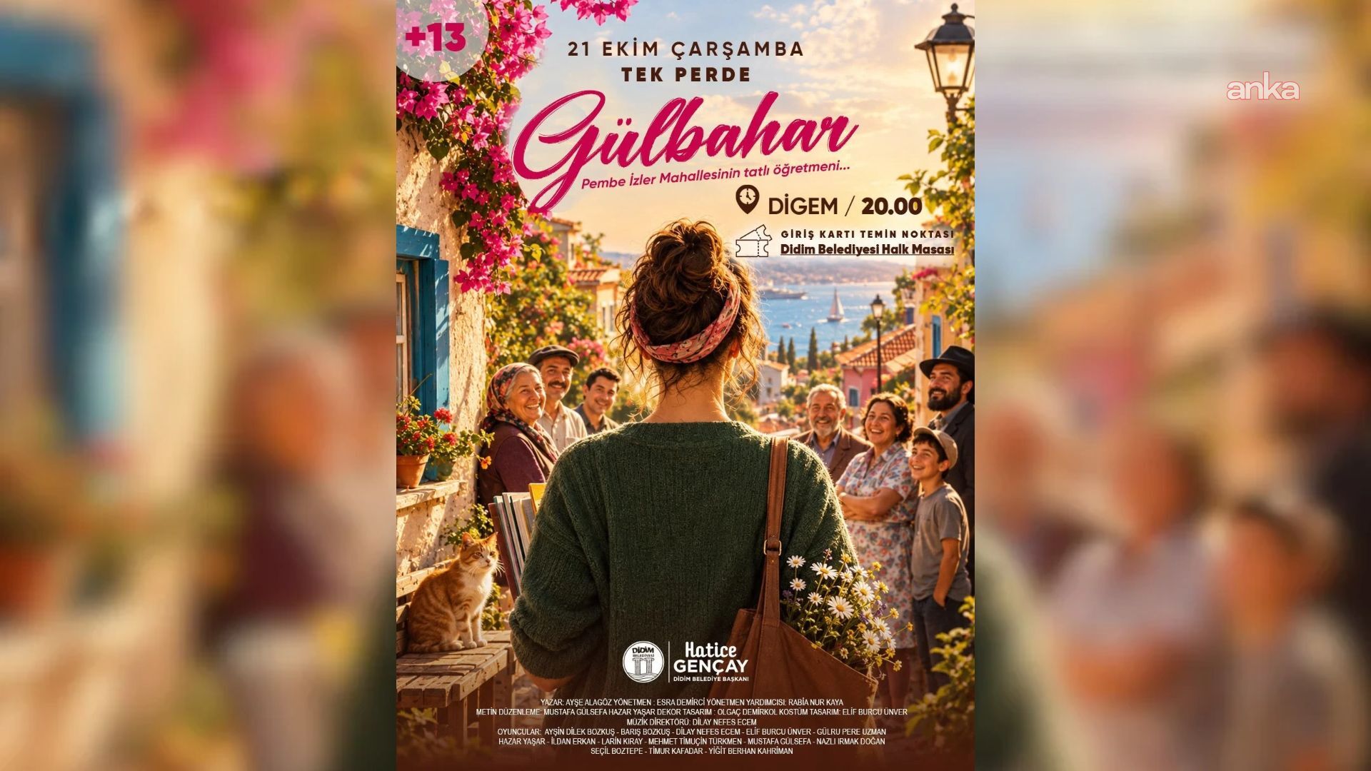 Didim’de “Gülbahar” tiyatroseverlerle buluşacak