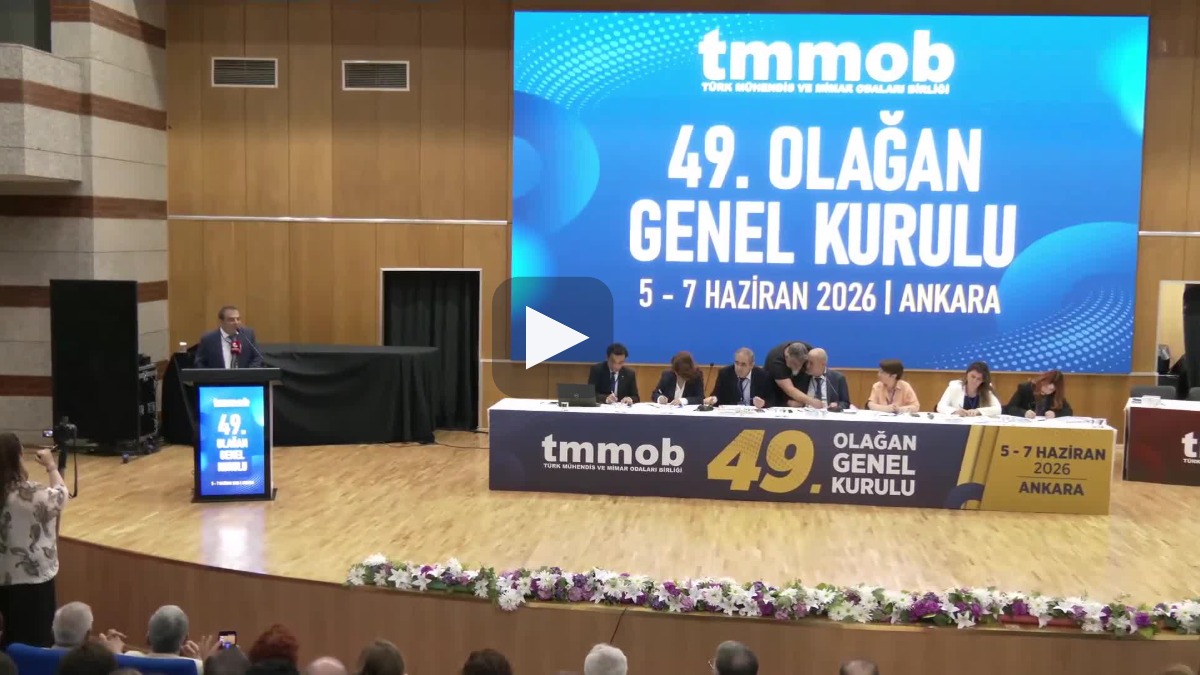 Muhalefet, TMMOB Genel Kurulu'nda buluştu: "Karanlık bir tünelin içindeyiz"