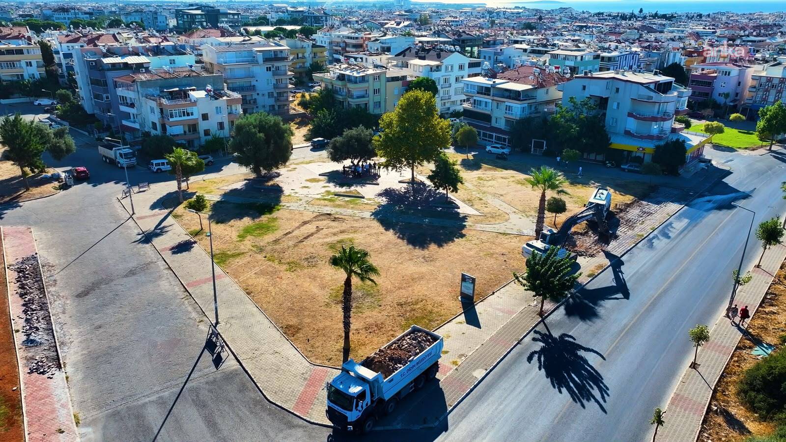 Didim Belediyesi'nden gençler için "kaykay park"