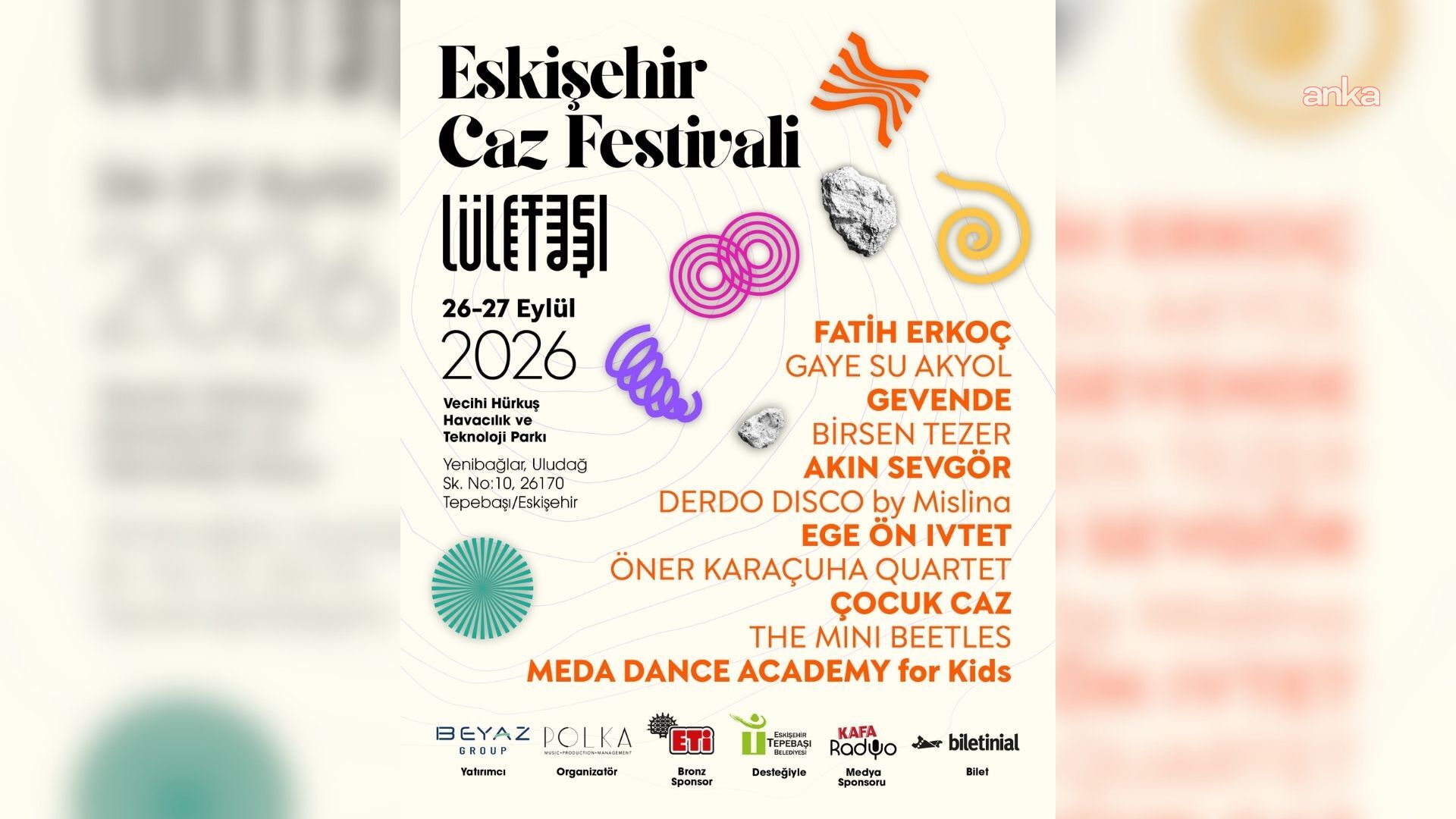 Tepebaşı Belediyesi Vecihi Hürkuş Parkı, "Eskişehir Caz Festivali"ne ev sahipliği yapacak