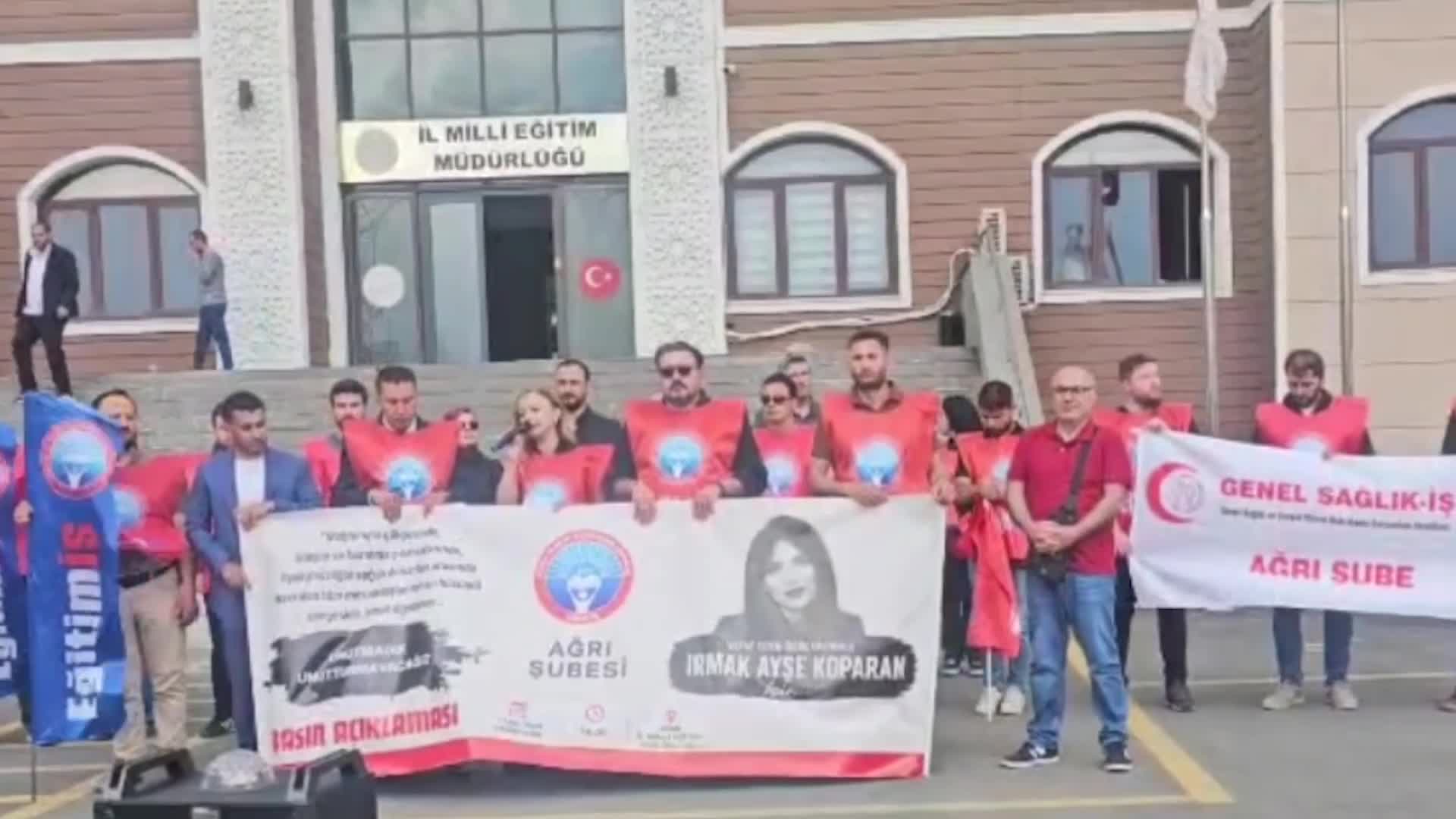Eğitim İş Ağrı'dan Irmak Koparan için seslendi: İhmali olan herkes yargılanmalı