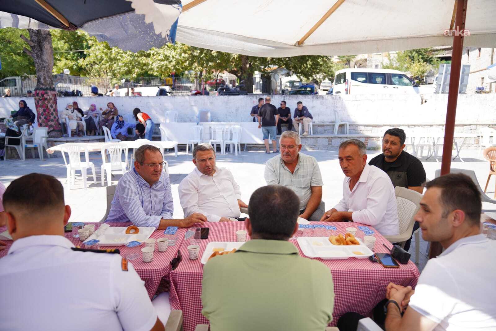 Ayvalık Belediye Başkanı Ergin, Bağyüzü'nde şehitler ve gaziler için düzenlenen hayra katıldı