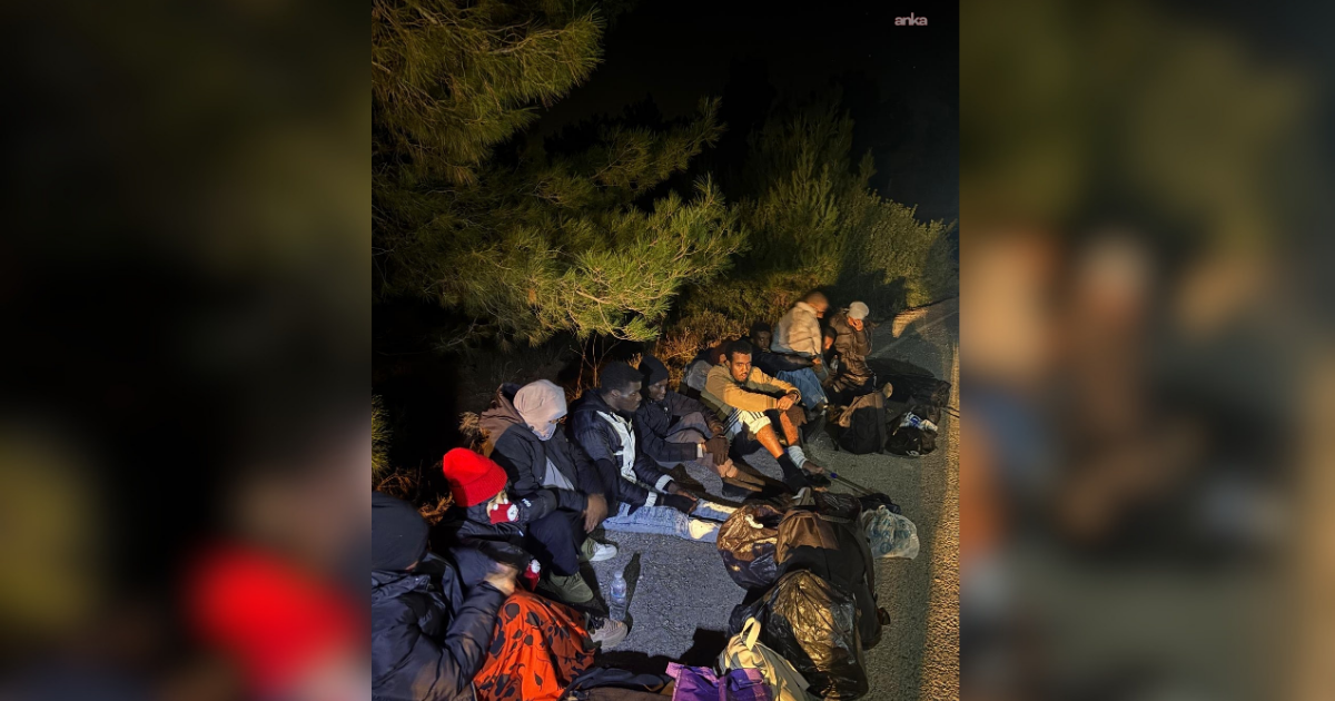 İzmir'de 16 düzensiz göçmen yakalandı