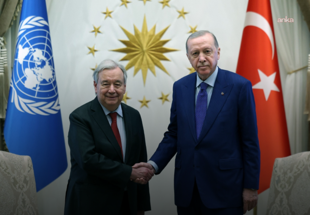 Cumhurbaşkanı Erdoğan, BM Genel Sekreteri Guterres ile telefonda görüştü