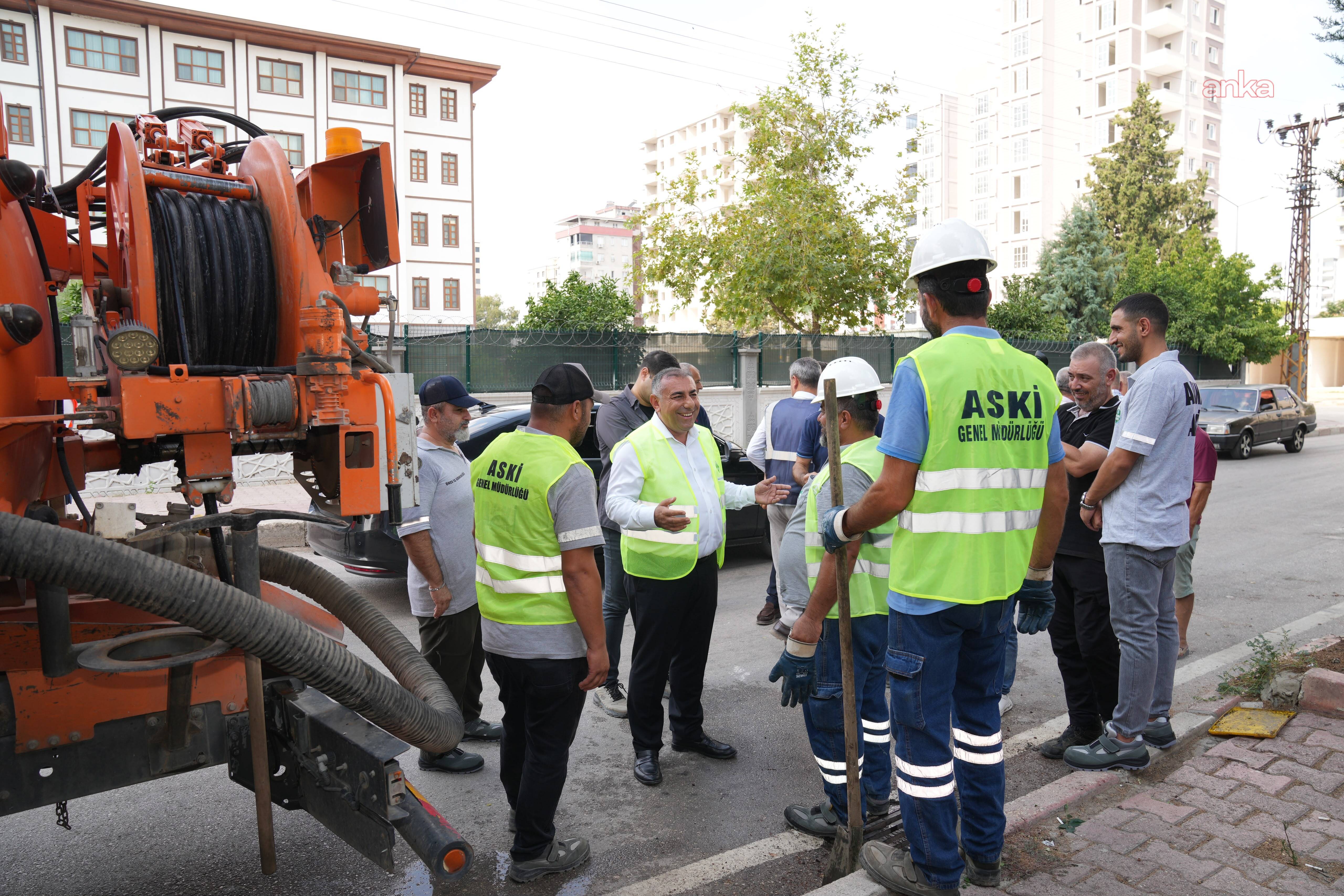 ASKİ’den Adana’da kış hazırlığı: Kanal ana hatları temizleniyor