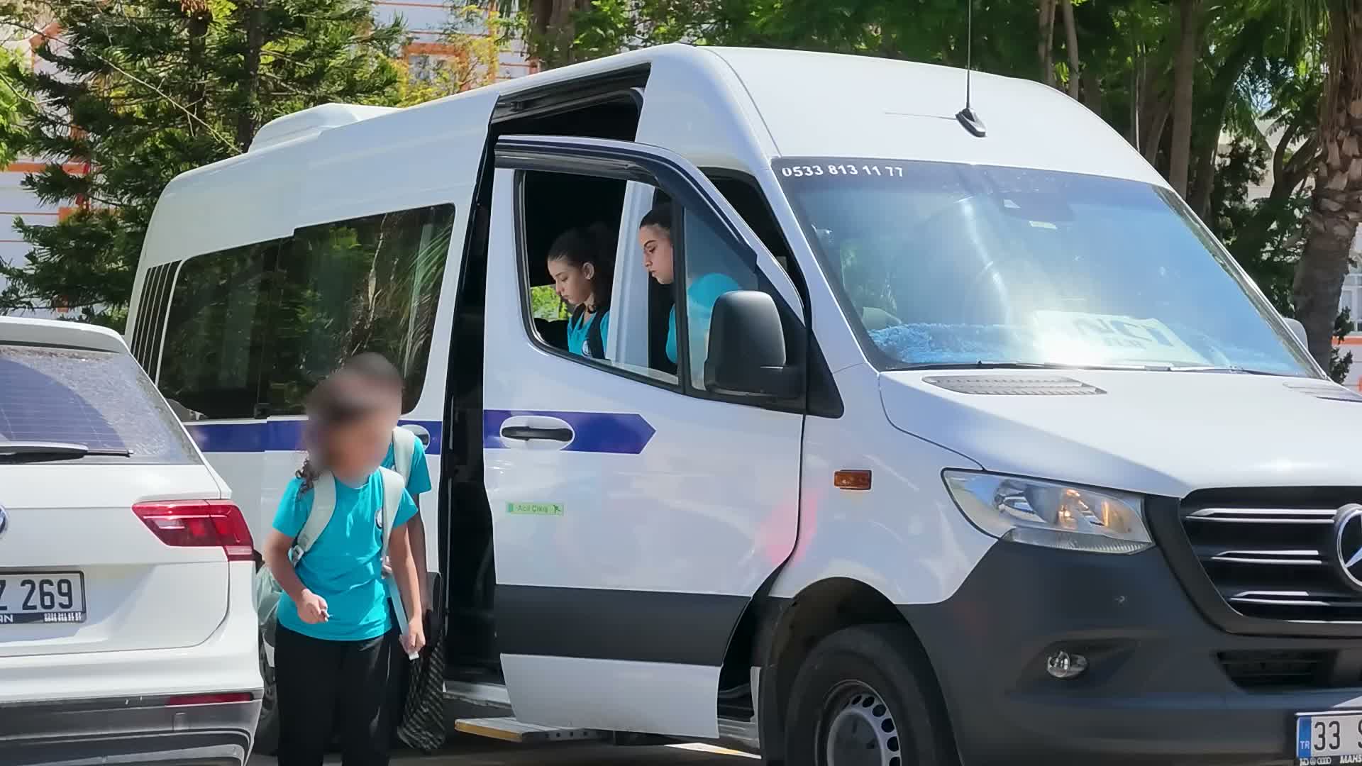 Mersin Büyükşehir Belediyesi’nden okul servislerine denetim
