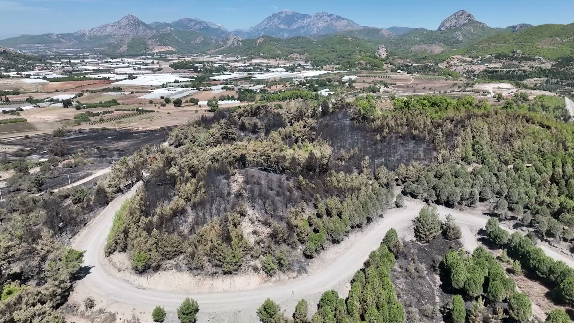 Antalya Büyükşehir Belediyesi, yangından etkilenen vatandaşların yanında