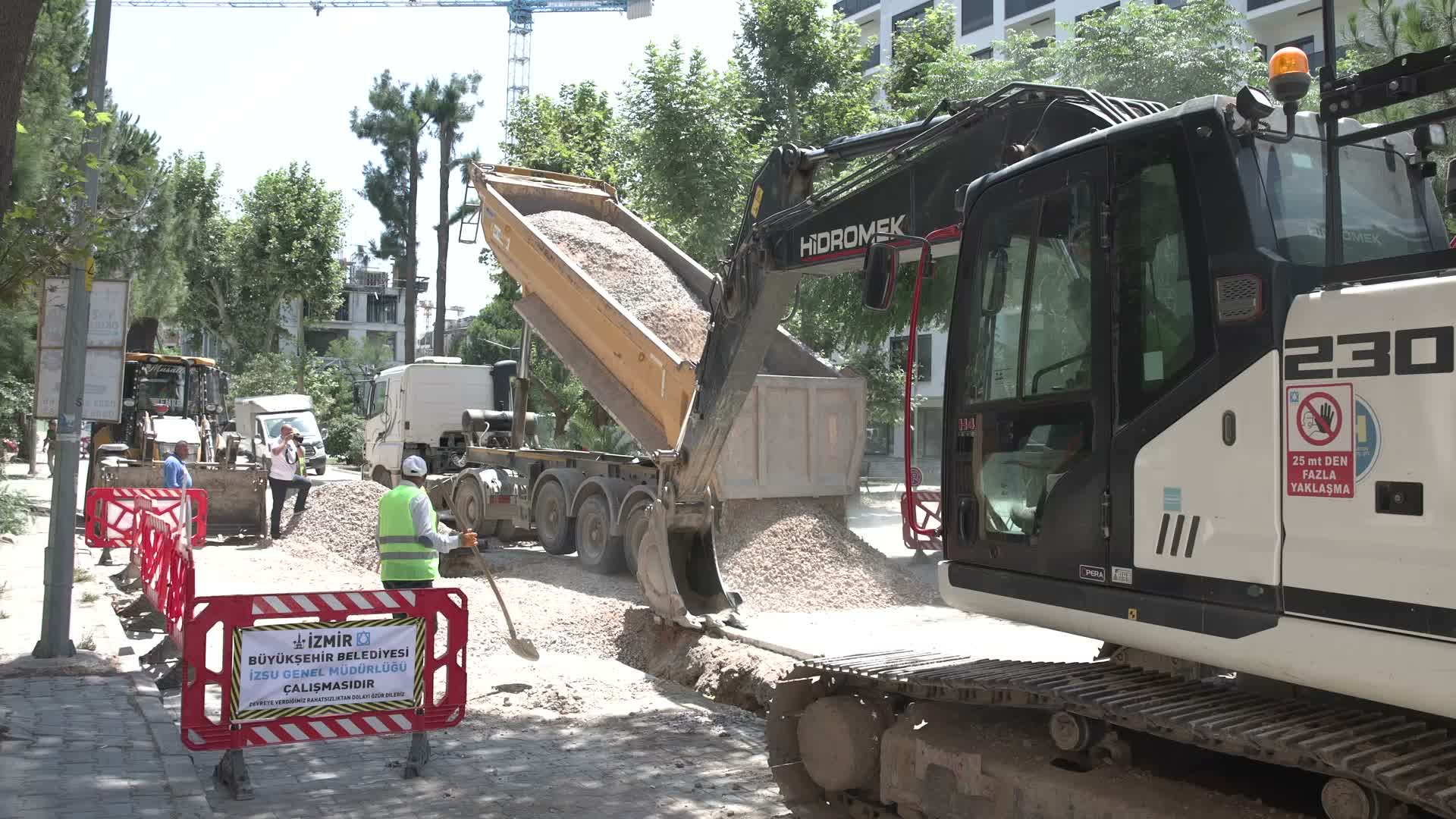 İzmir’in kuzeyinde altyapı güçleniyor