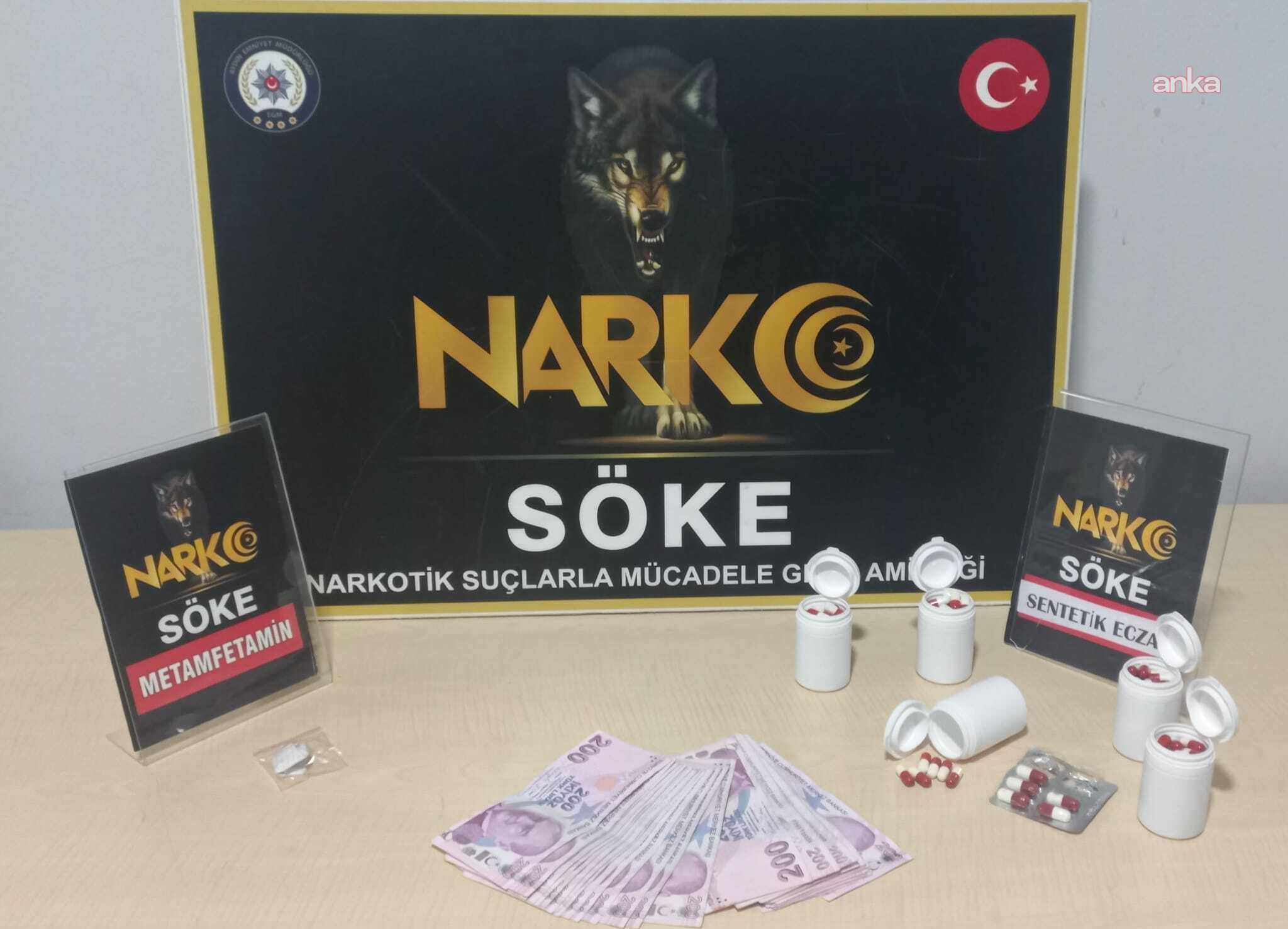 Aydın'da uyuşturucu operasyonu: 2 bin 55 sentetik ecza hapı ele geçirildi