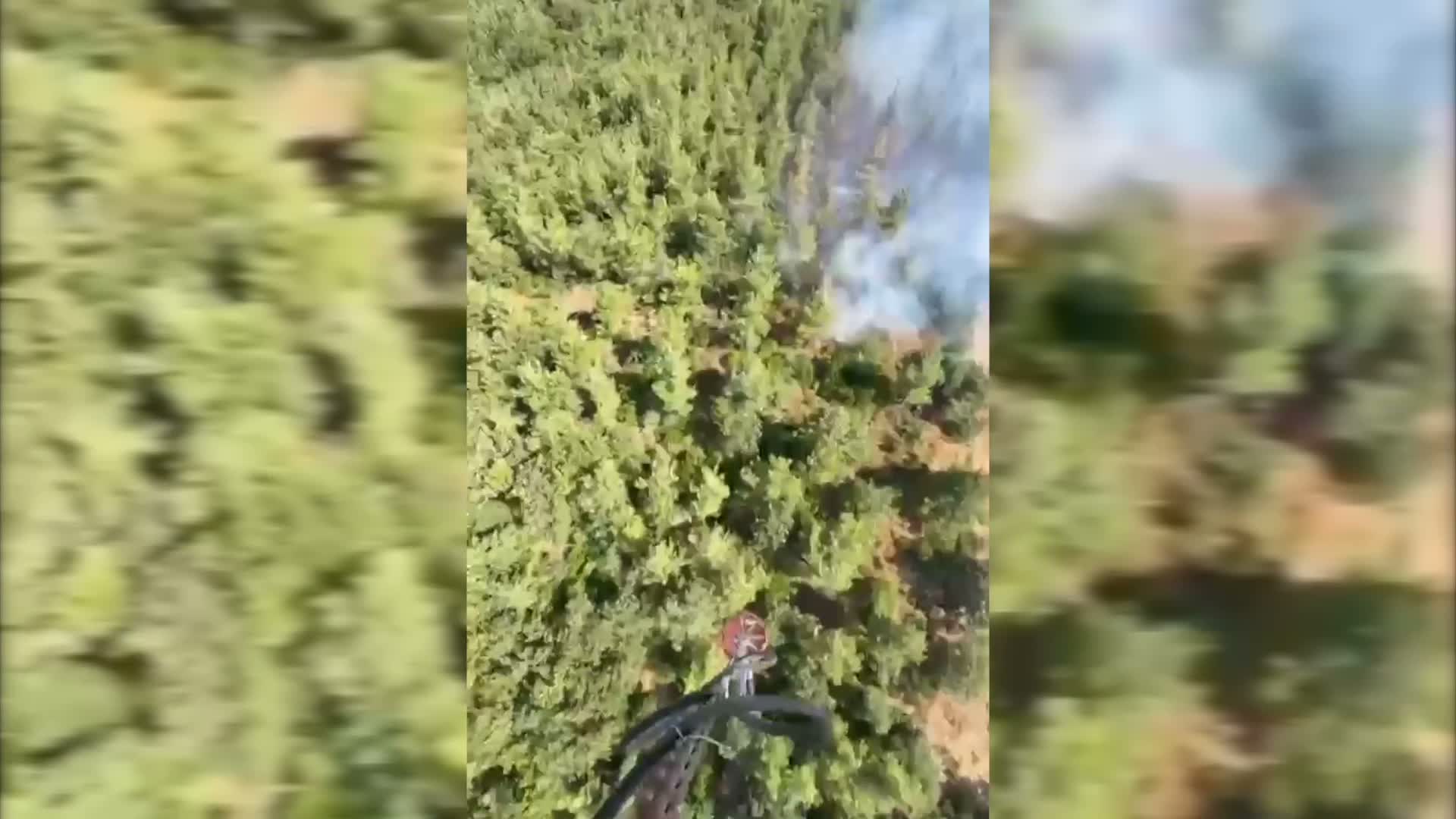 Susurluk'taki orman yangınına müdahale sürüyor