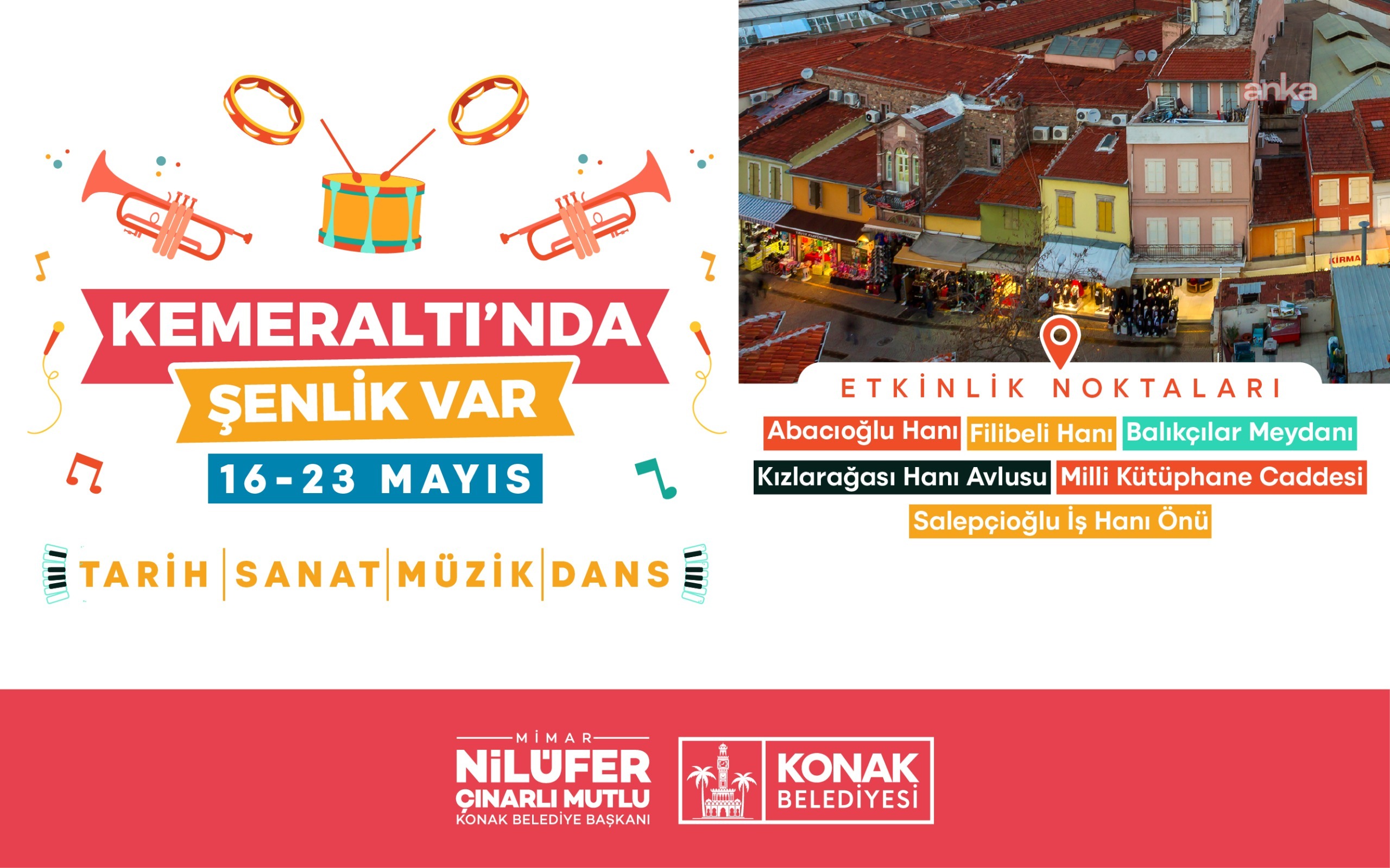 Kemeraltı’nda şenlik başlıyor