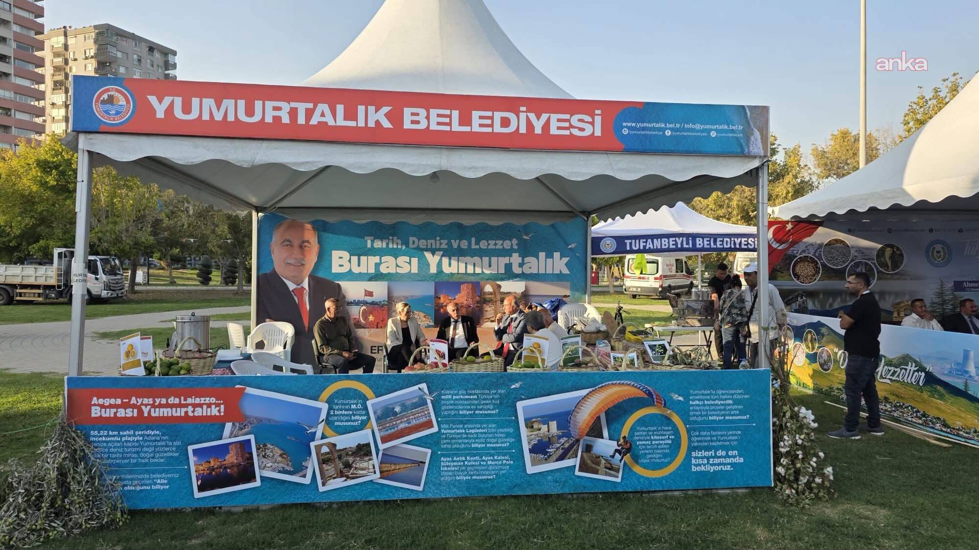 10. Adana Lezzet Festivali’nde Yumurtalık Belediyesi standına yoğun ilgi