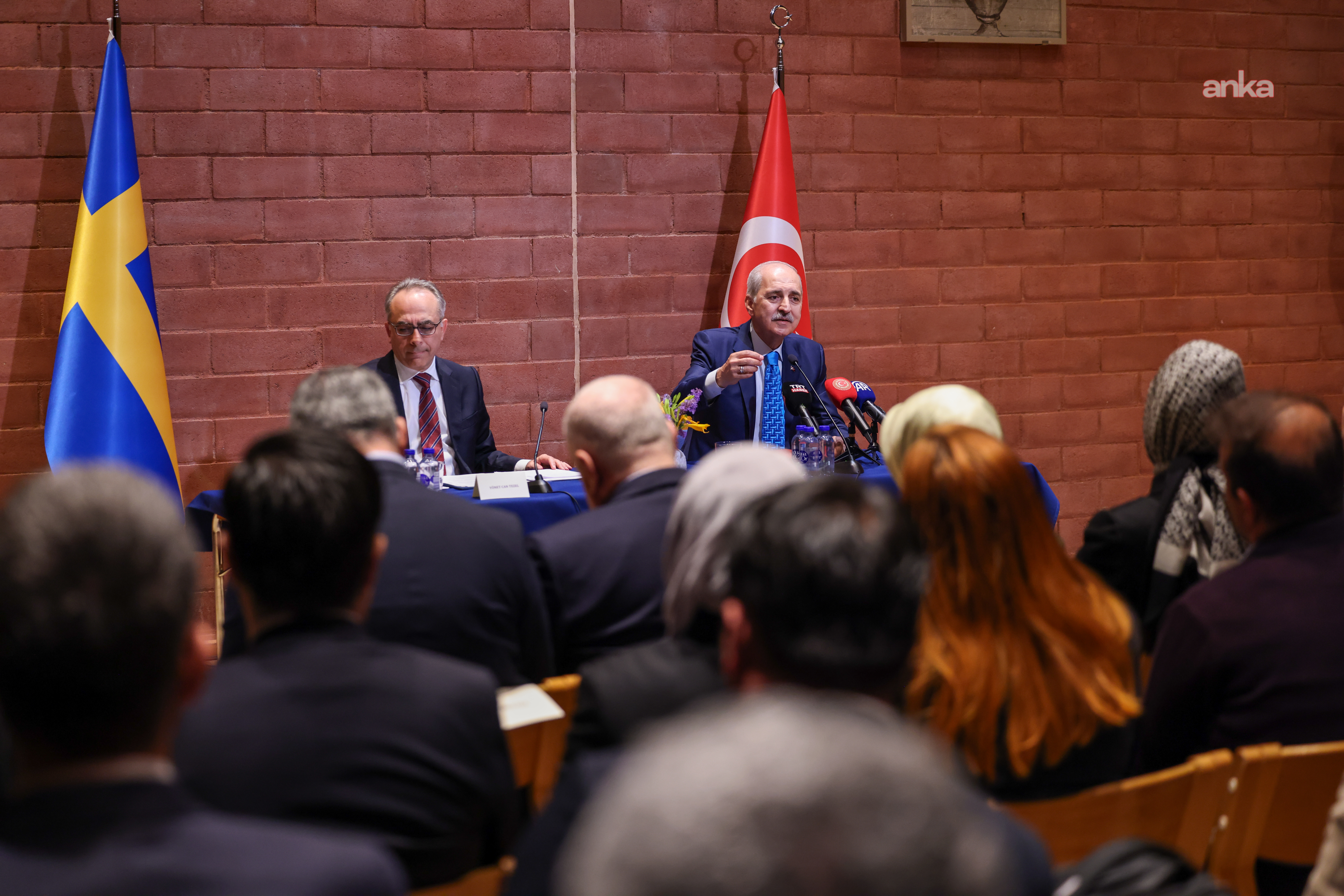 TBMM Başkanı Kurtulmuş, İsveç'te Türk toplumu temsilcileriyle buluştu