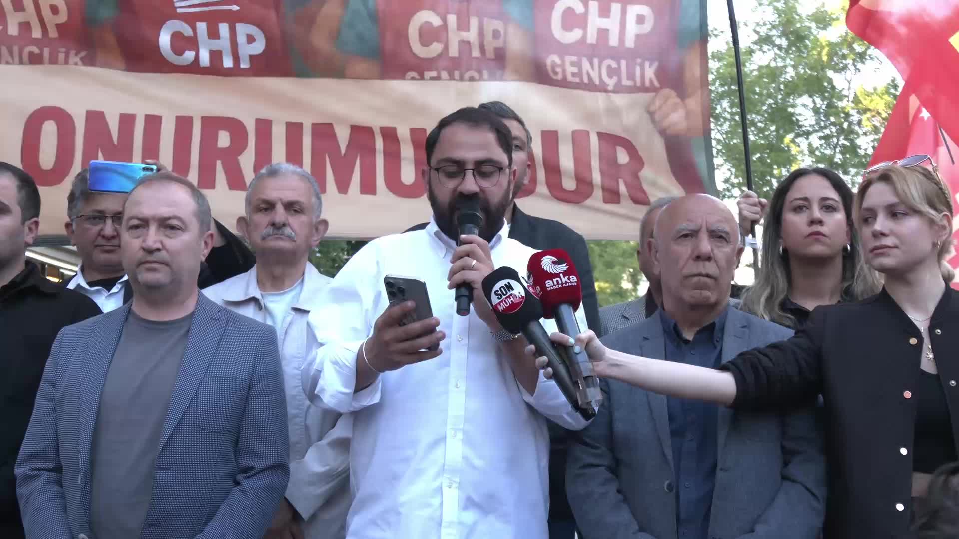 CHP Ankara İl Başkanlığı Gezi’nin yıl dönümünde anma töreni düzenledi