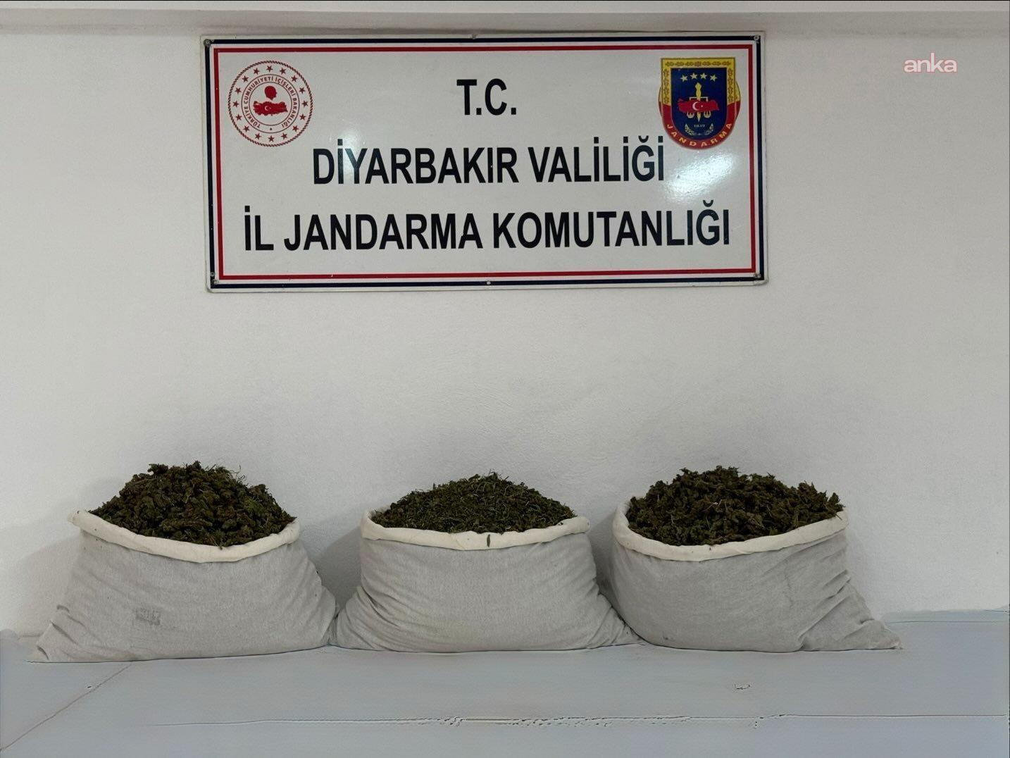 Diyarbakır’da uyuşturucu operasyonlarında 107 kilogram esrar ele geçirildi