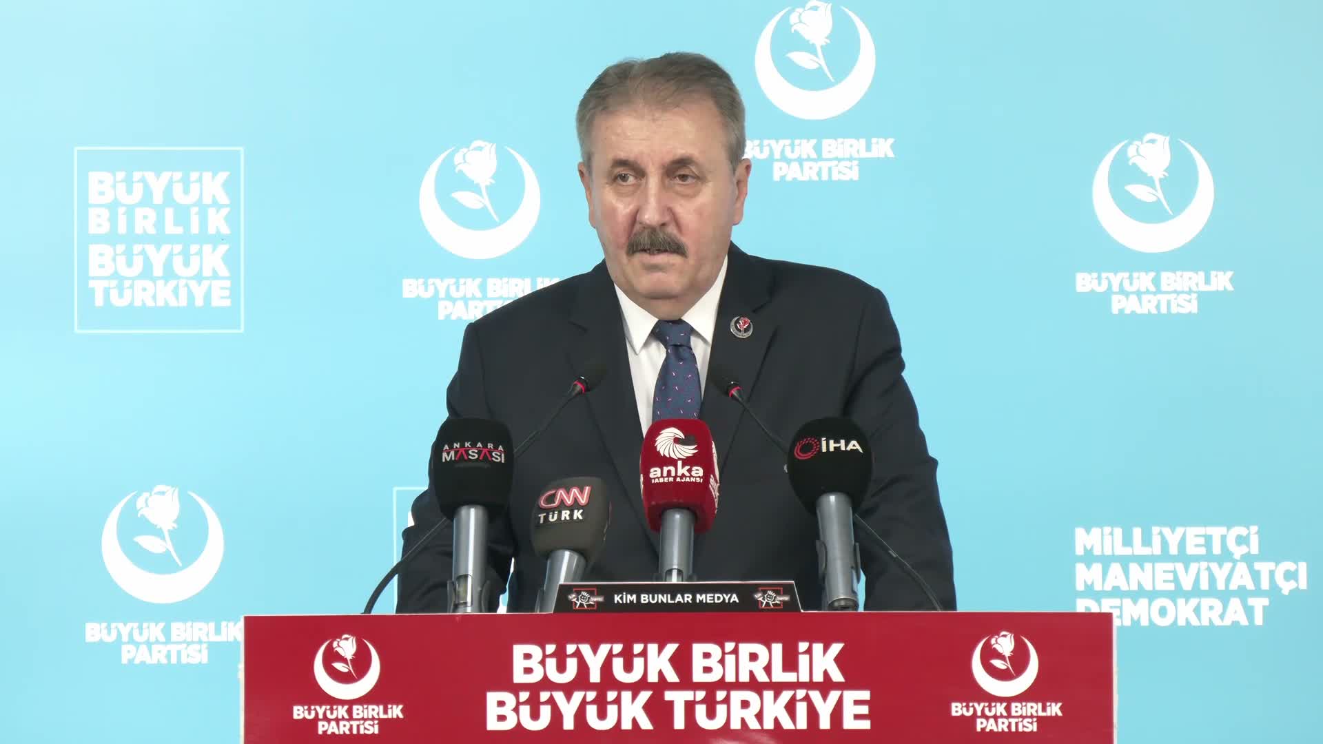 Mustafa Destici: "Türk'e kefen biçmeye kalkanın sonunun korkunç olacağını herkesin bilmesini isterim"