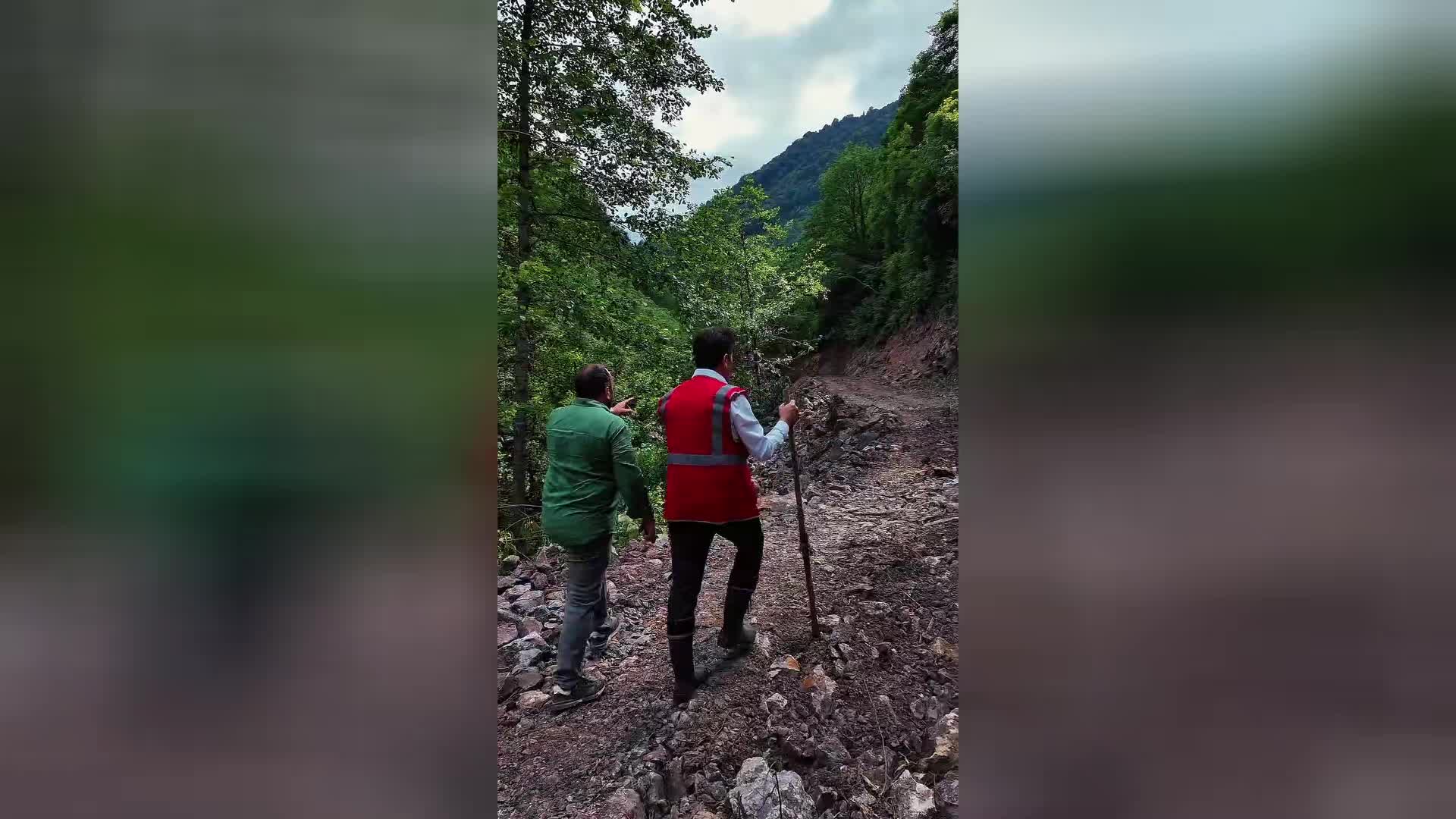 Ortahisar Belediye Başkanı Kaya’dan yapımı süren Çağlayan Şelalesi Projesi'nde inceleme