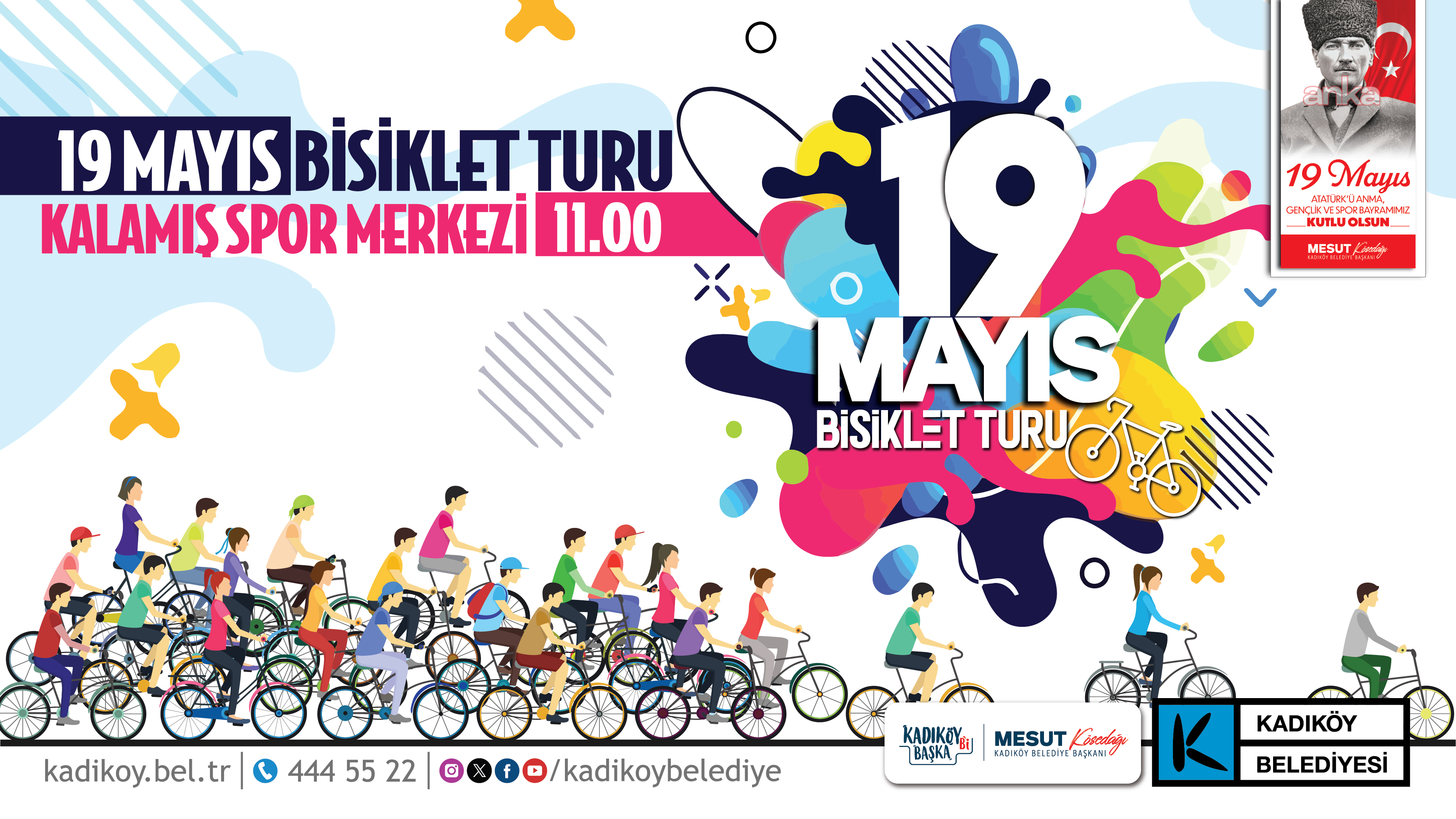 Kadıköy’de 19 Mayıs kutlamaları, Kalamış Atatürk Parkı’ndan başlayacak
