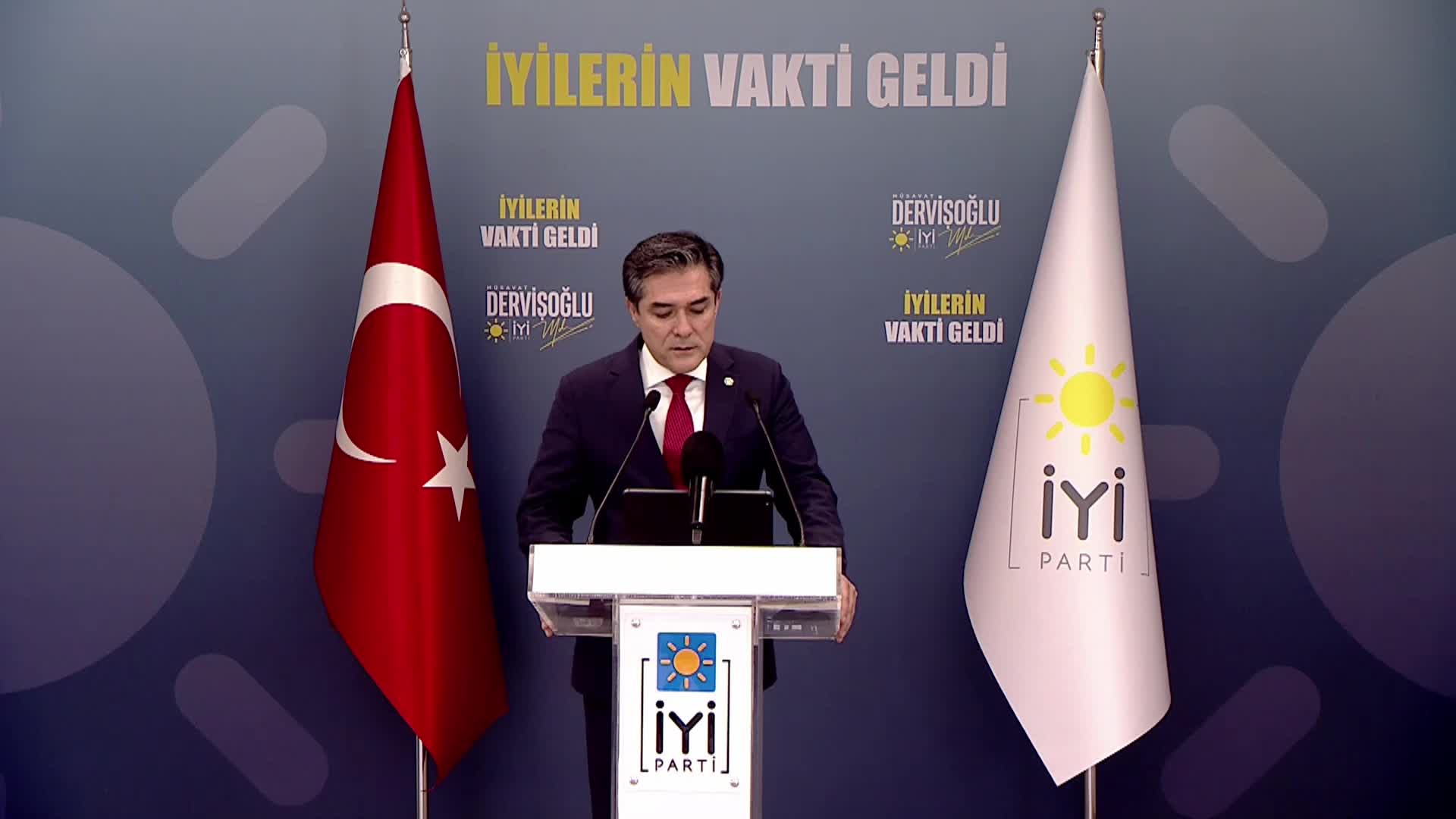 İYİ Parti Sözcüsü Kavuncu: "Terör örgütü elebaşının onayına sunulacak kanun teklifi bizim için yok hükmündedir"