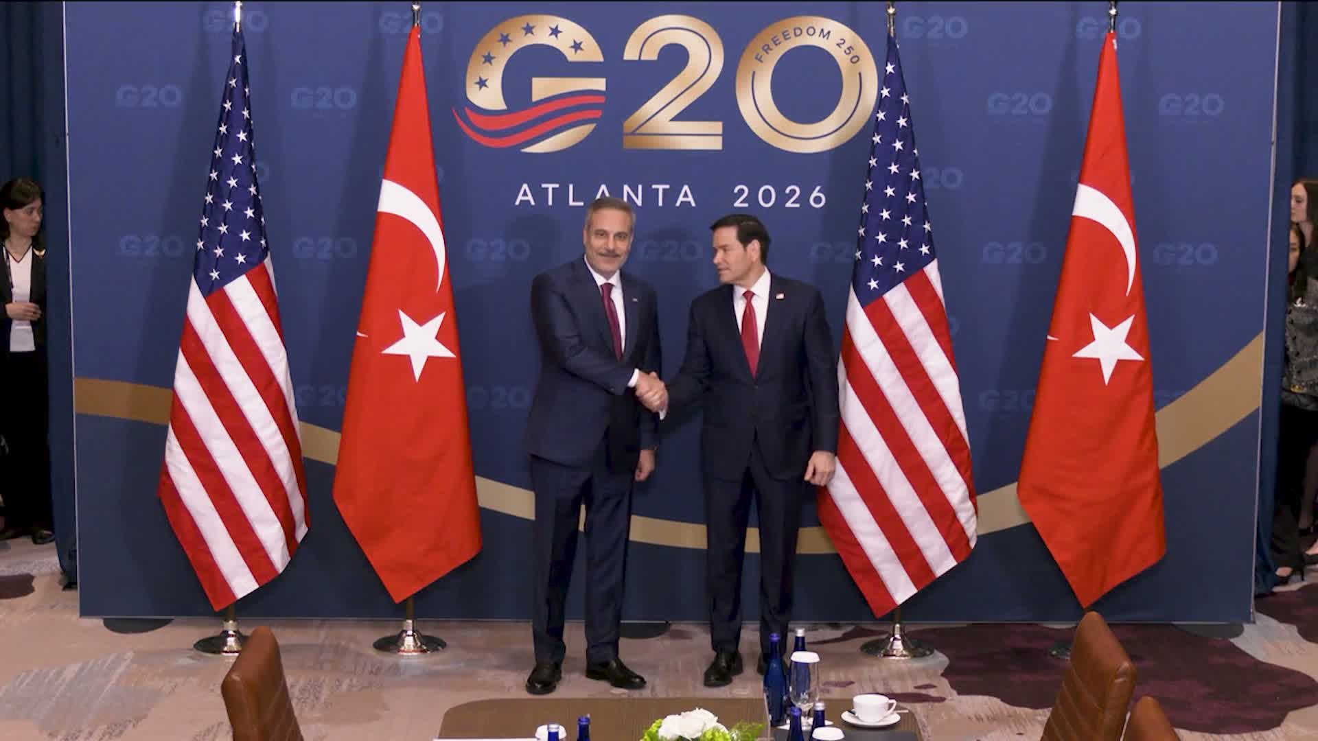 Dışişleri Bakanı Fidan, ABD Dışişleri Bakanı Rubio ile görüştü