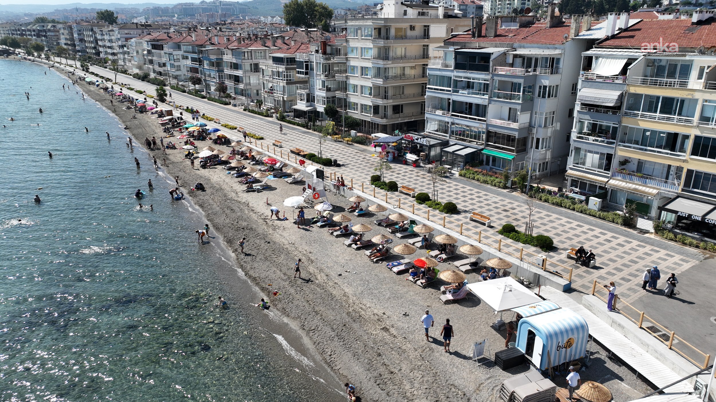 Plaj Mudanya, Güzelyalı'da hizmete sunuldu