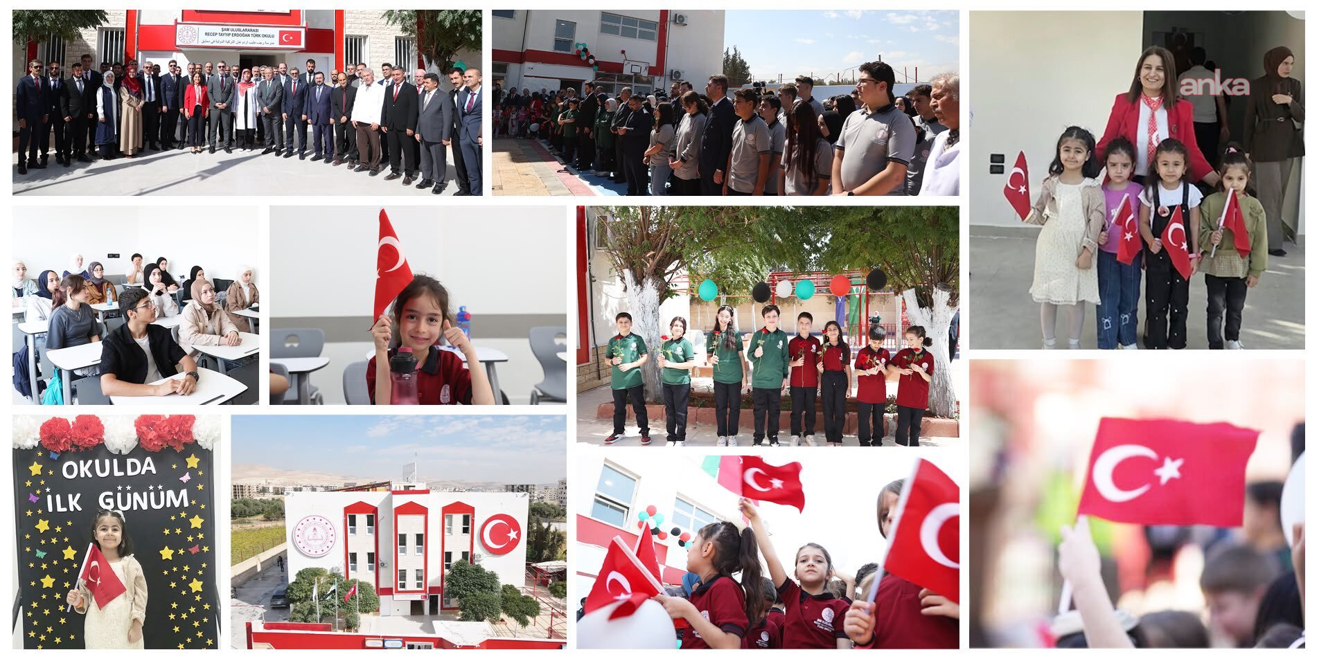 Şam Uluslararası Recep Tayyip Erdoğan Türk Okulu'nda yeni eğitim öğretim yılı başladı