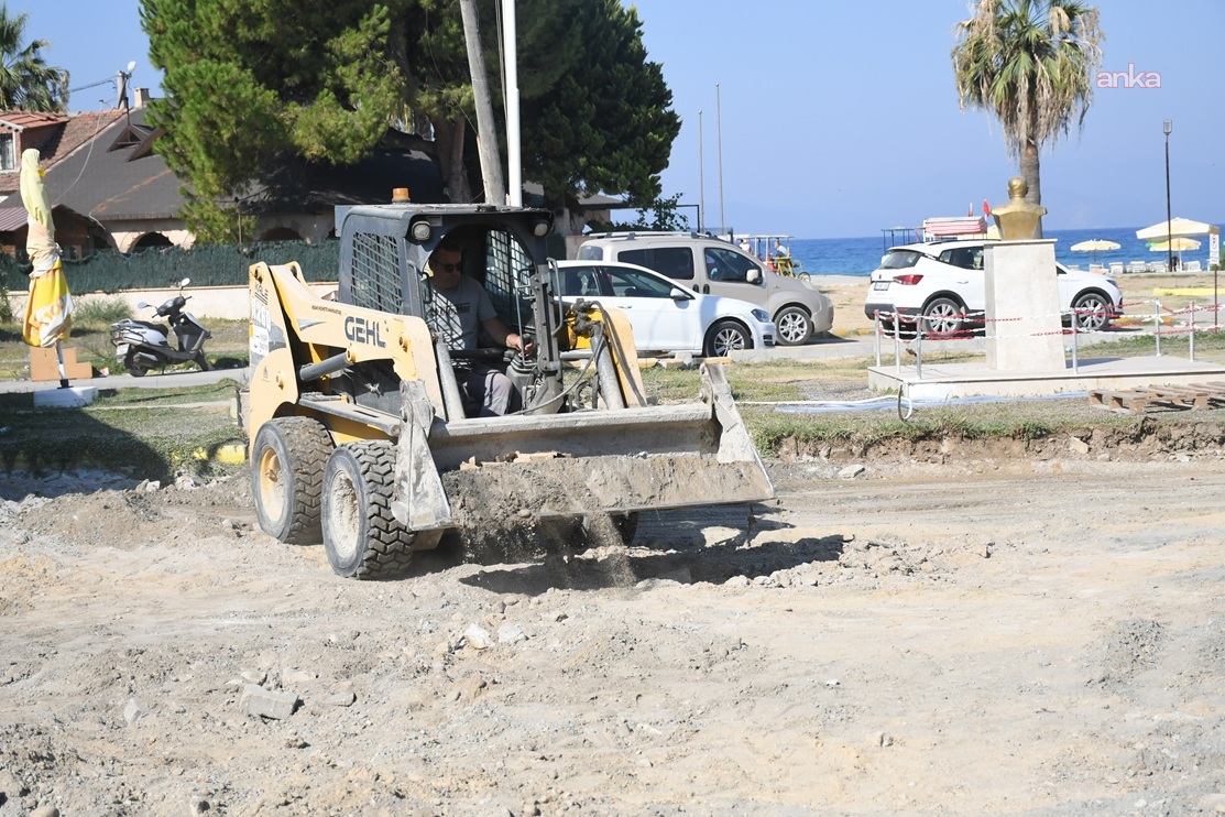 Kuşadası Belediyesi’nden Karaova Mahallesi’ne 12 bin metrekarelik yeni yol