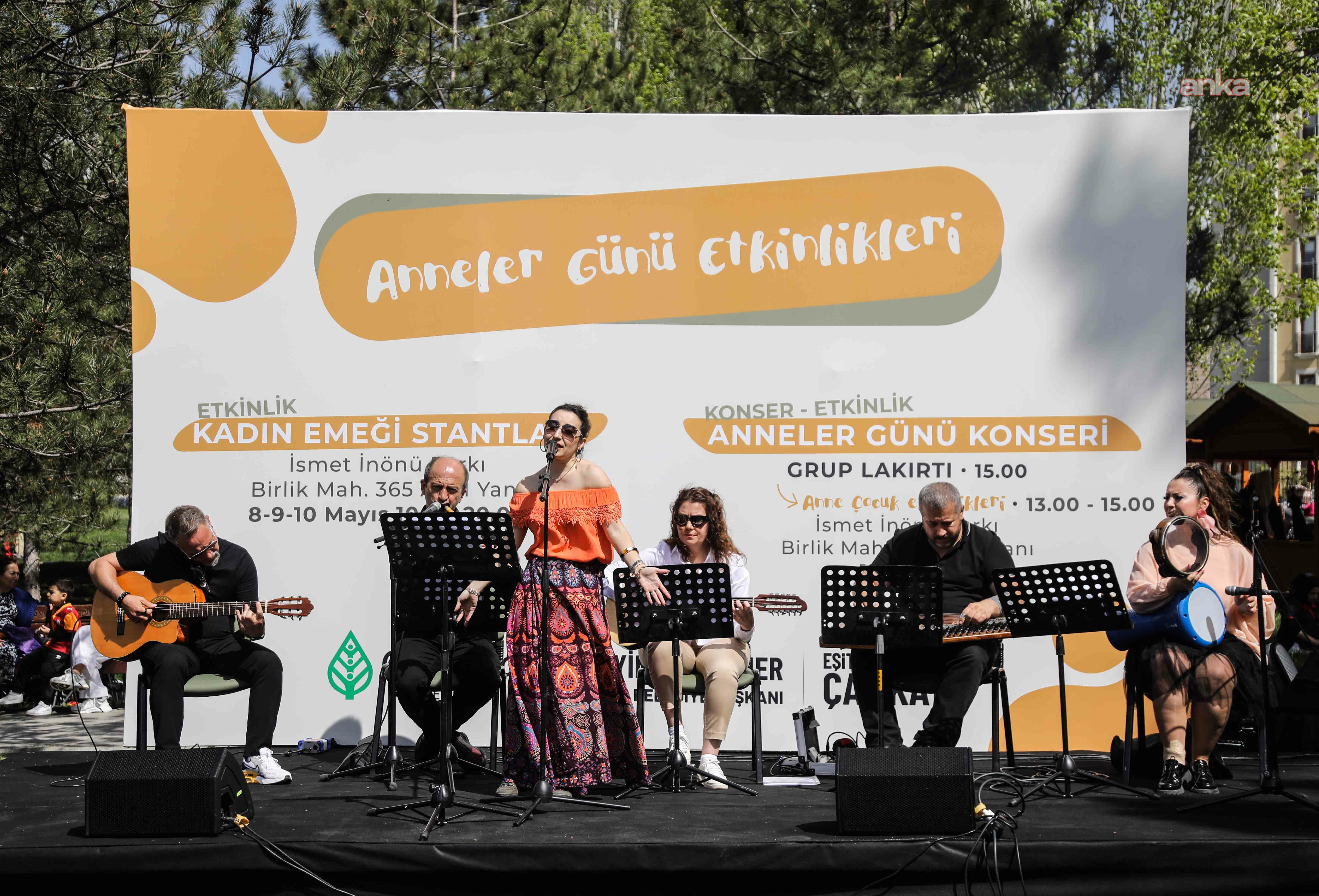 Çankaya'da Anneler Günü renkli etkinliklerle kutlandı