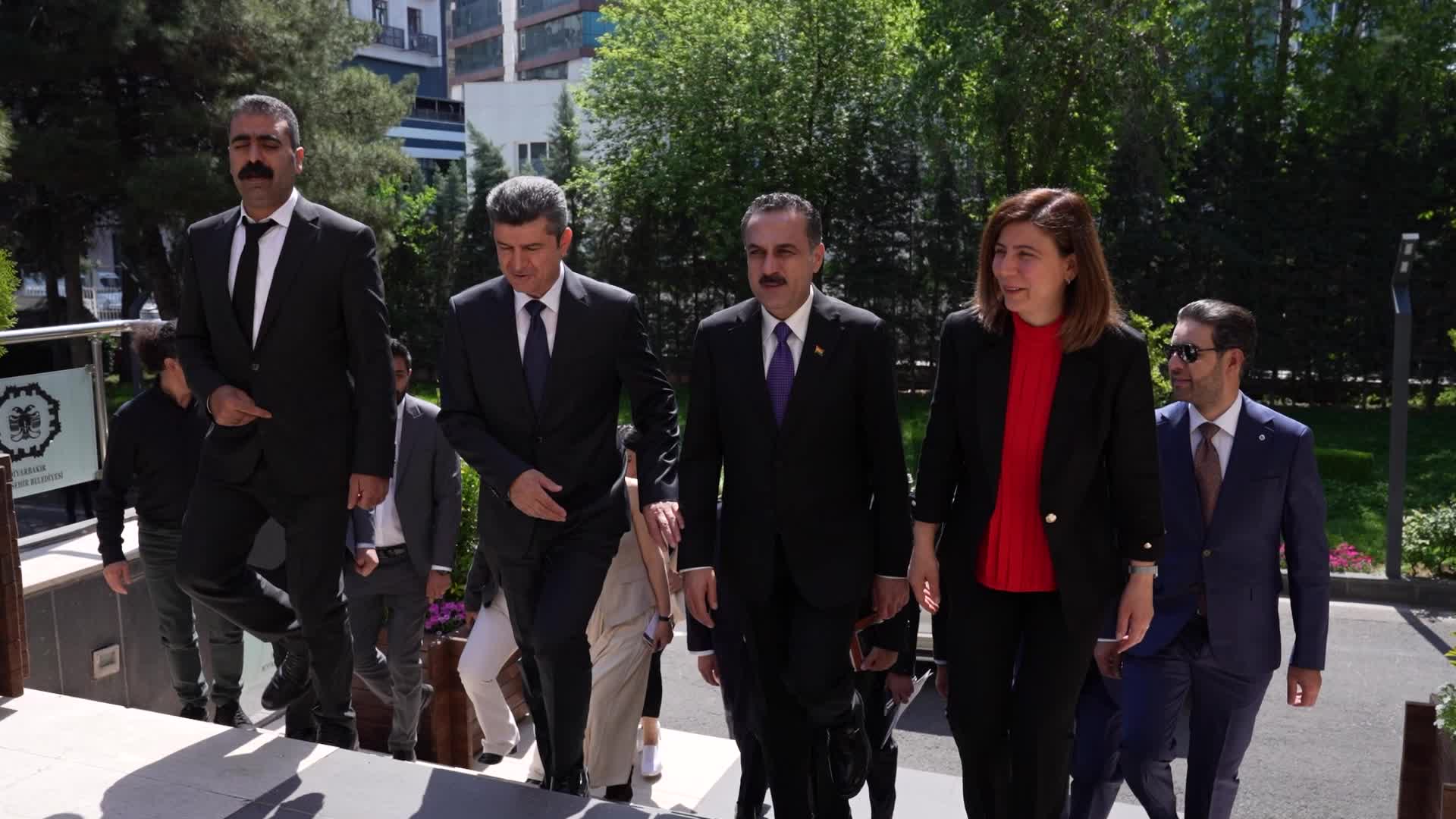 Erbil ve Duhok Valileri Diyarbakır’da